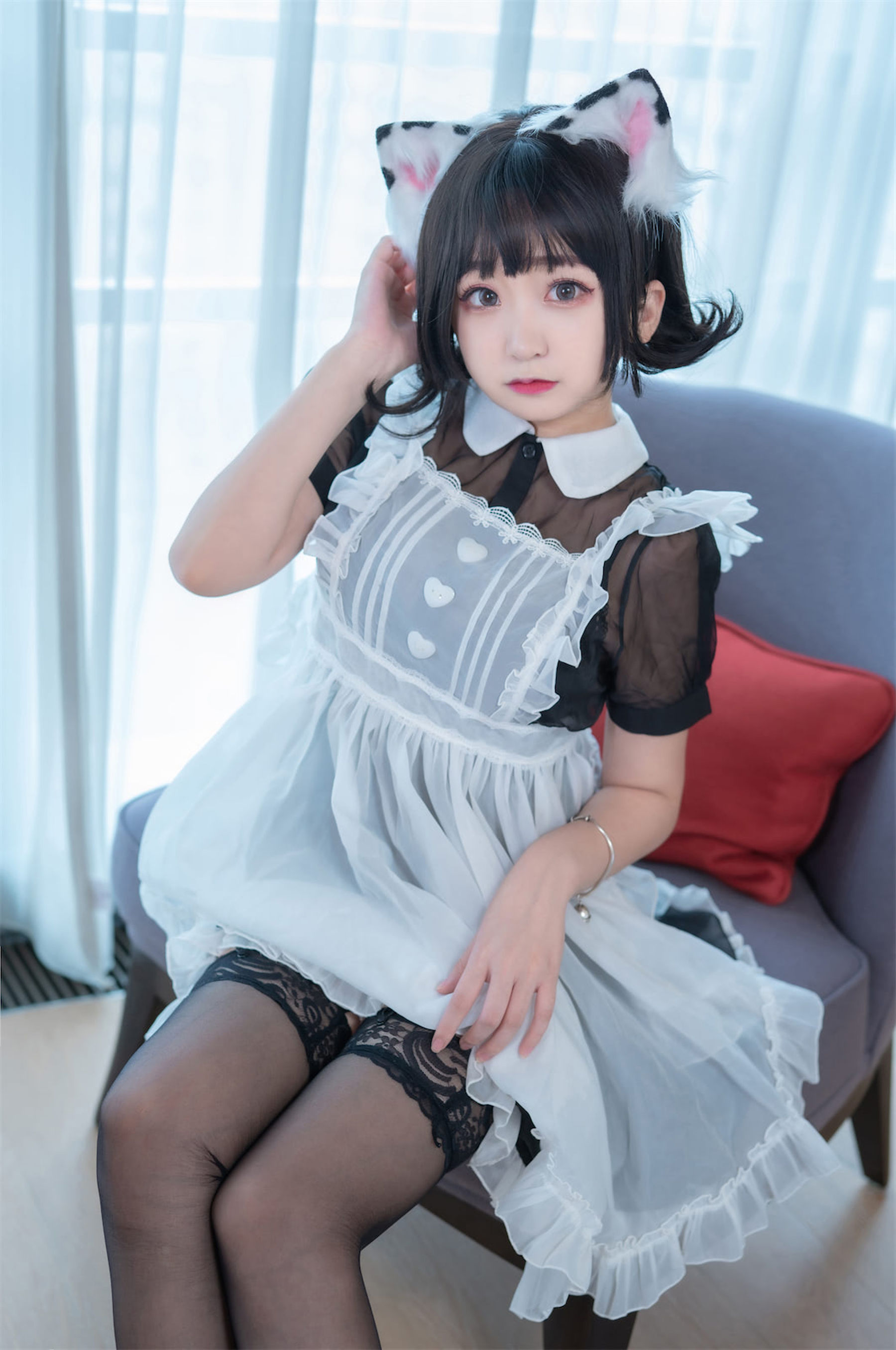 [福利COS] 动漫博主恩田直幸 - 奶牛猫女仆第17张