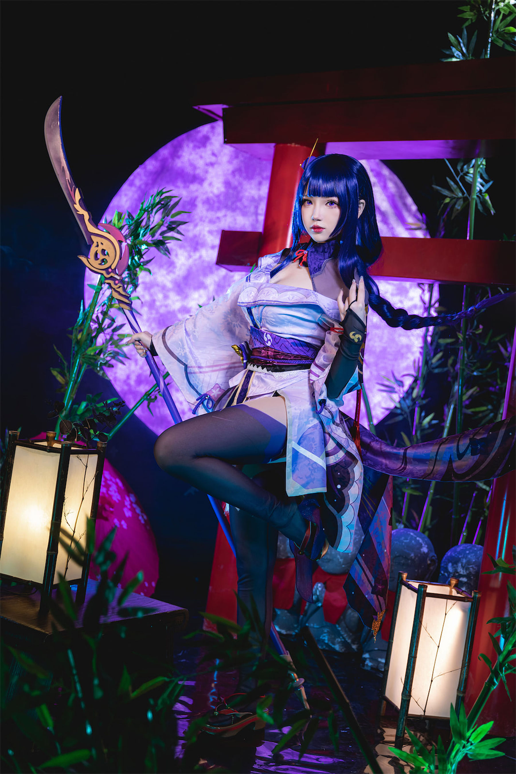 [福利COS] 动漫博主雪晴Astra - 雷电将军第19张