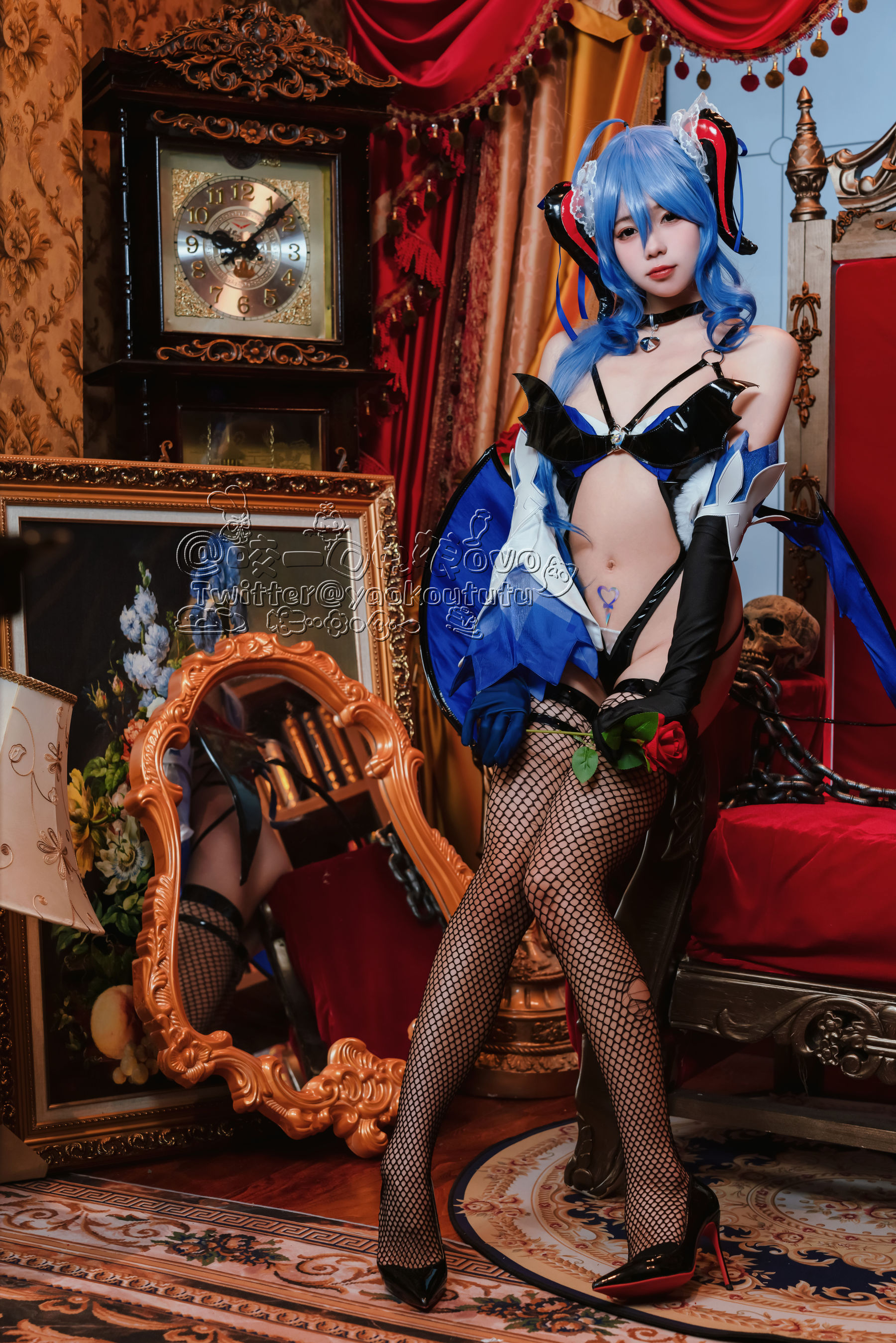 [福利COS] 咬一口兔娘 - 甘雨魅魔第3张