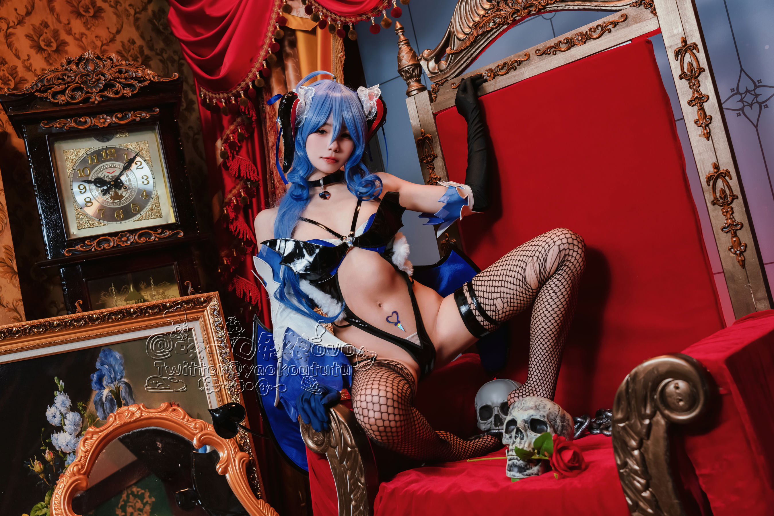 [福利COS] 咬一口兔娘 - 甘雨魅魔第10张