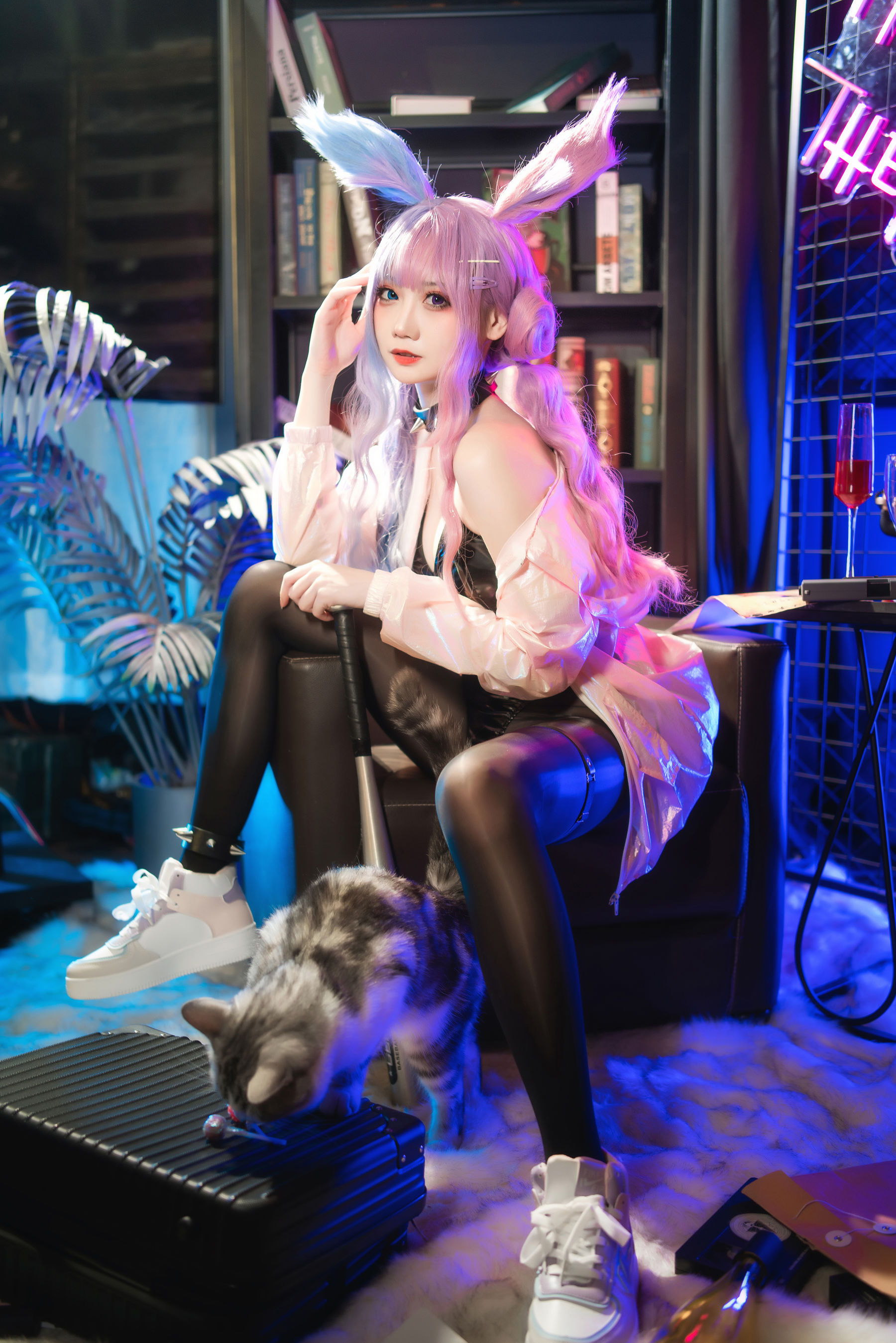 [福利COS] 焖焖碳 - 麻辣兔头X异色兔第9张