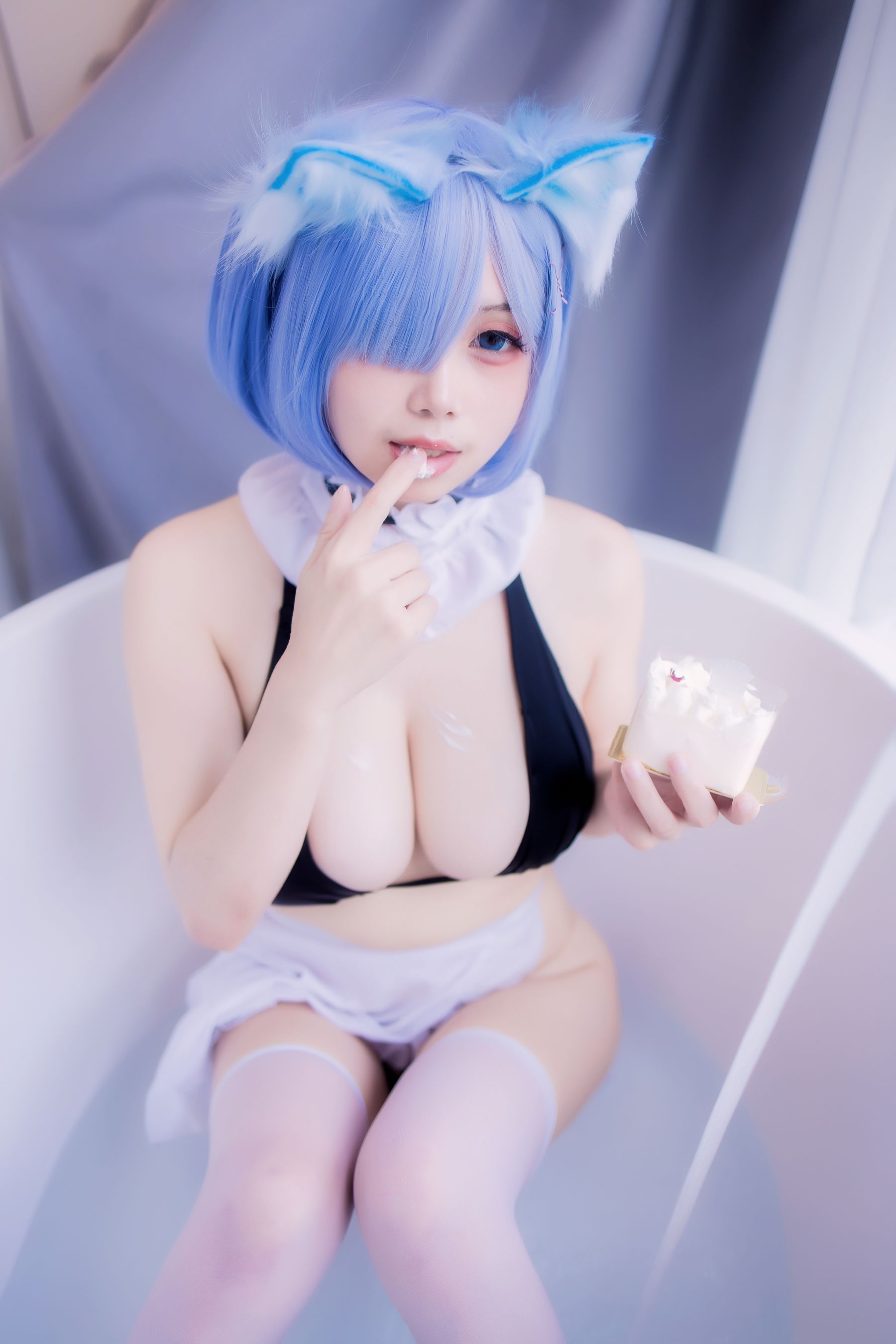 [福利COS] 末夜787 - 蕾姆女仆泳装第7张