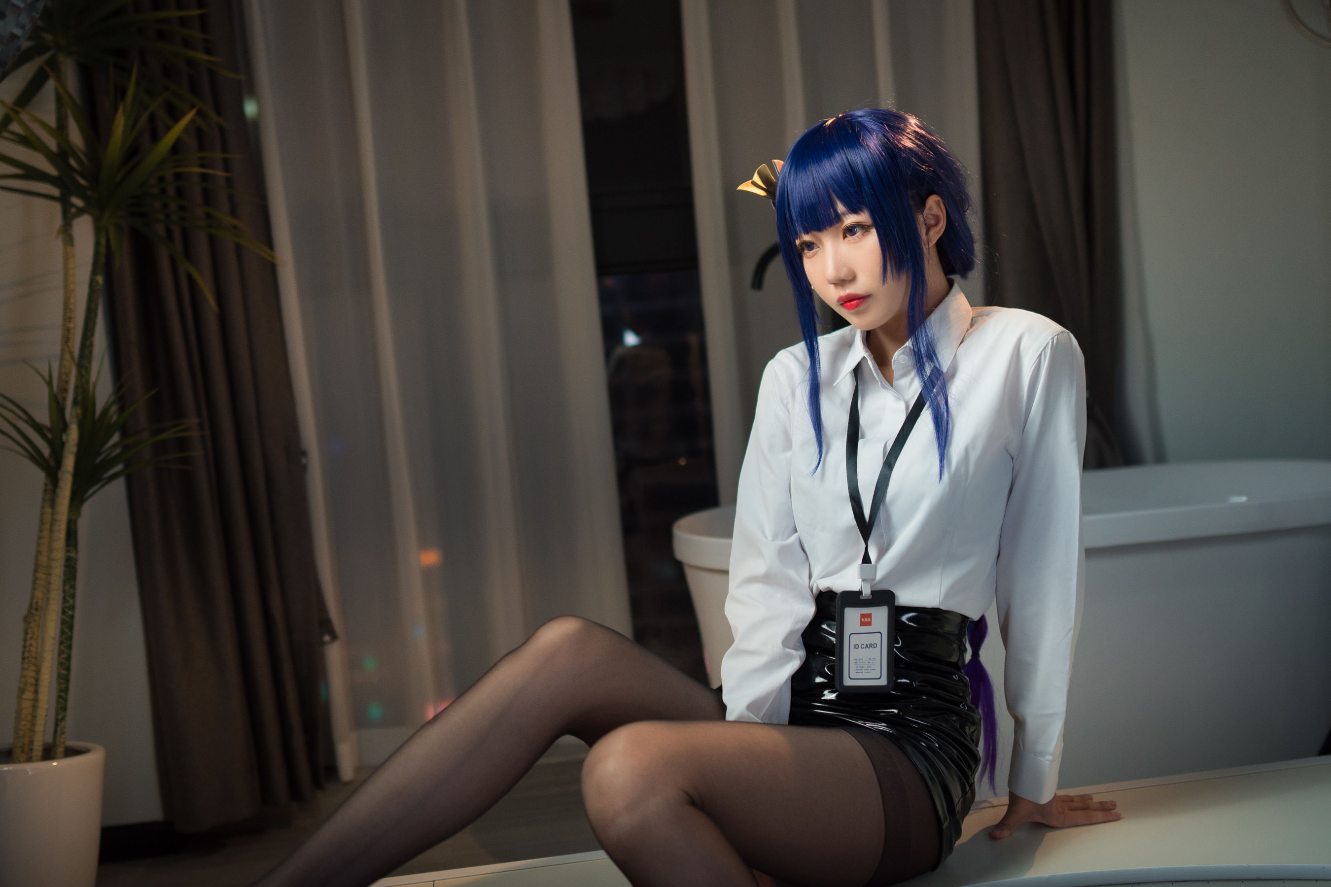 [福利COS] 无影喵喵 - OL雷电将军第3张