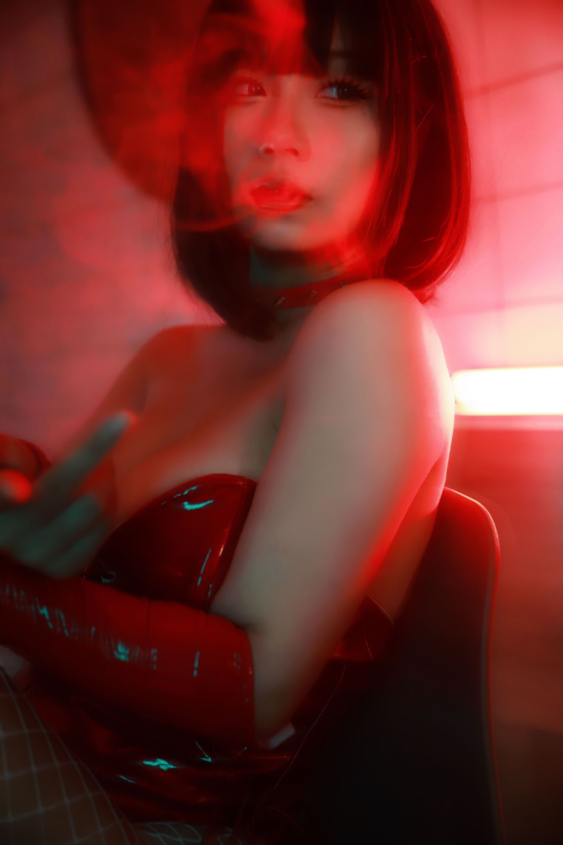 [福利COS] 末夜787 - 红色兔女郎第5张