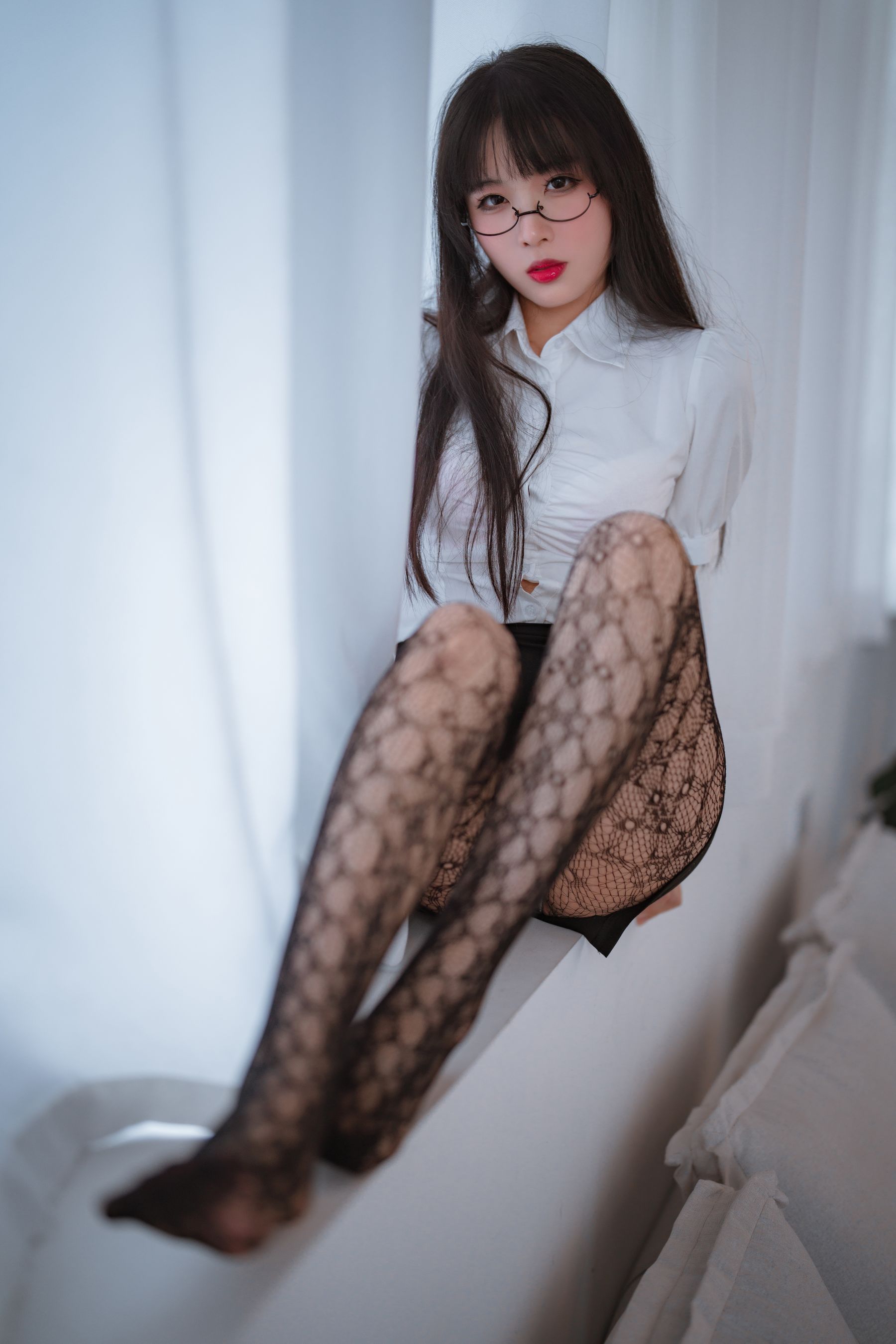 [福利COS] 轩萧学姐 - 提花裤袜第24张