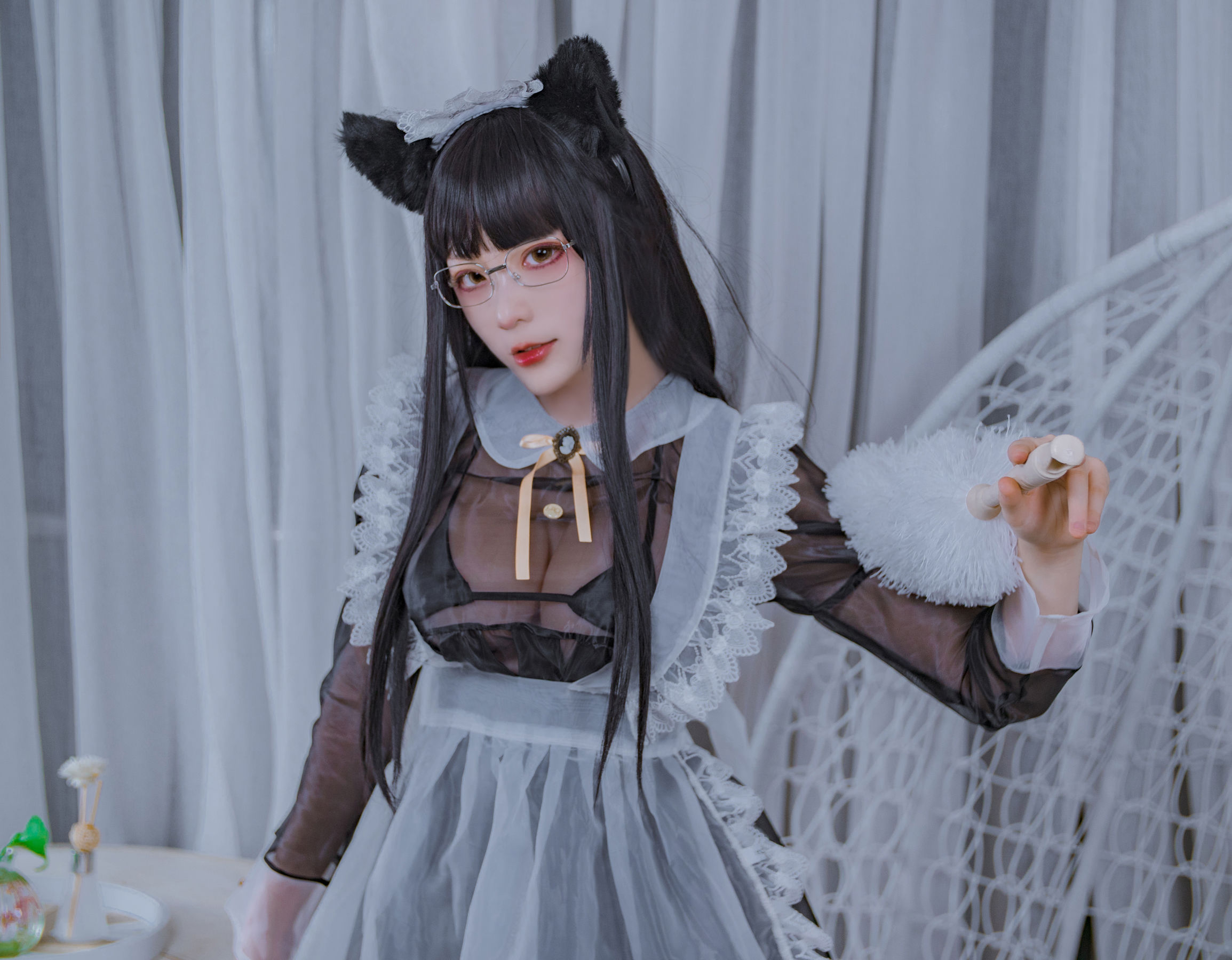 [福利COS] 起司块wii写真 - 会长是女仆大人第2张