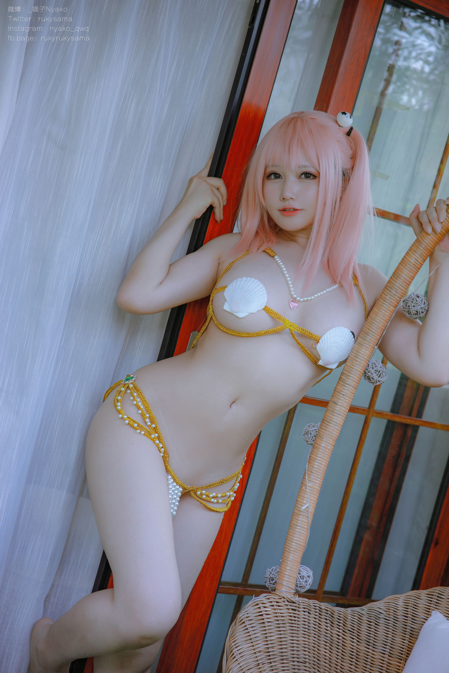 [福利COS] 萌妹子Nyako喵子 - DOAほのか 贝壳第21张