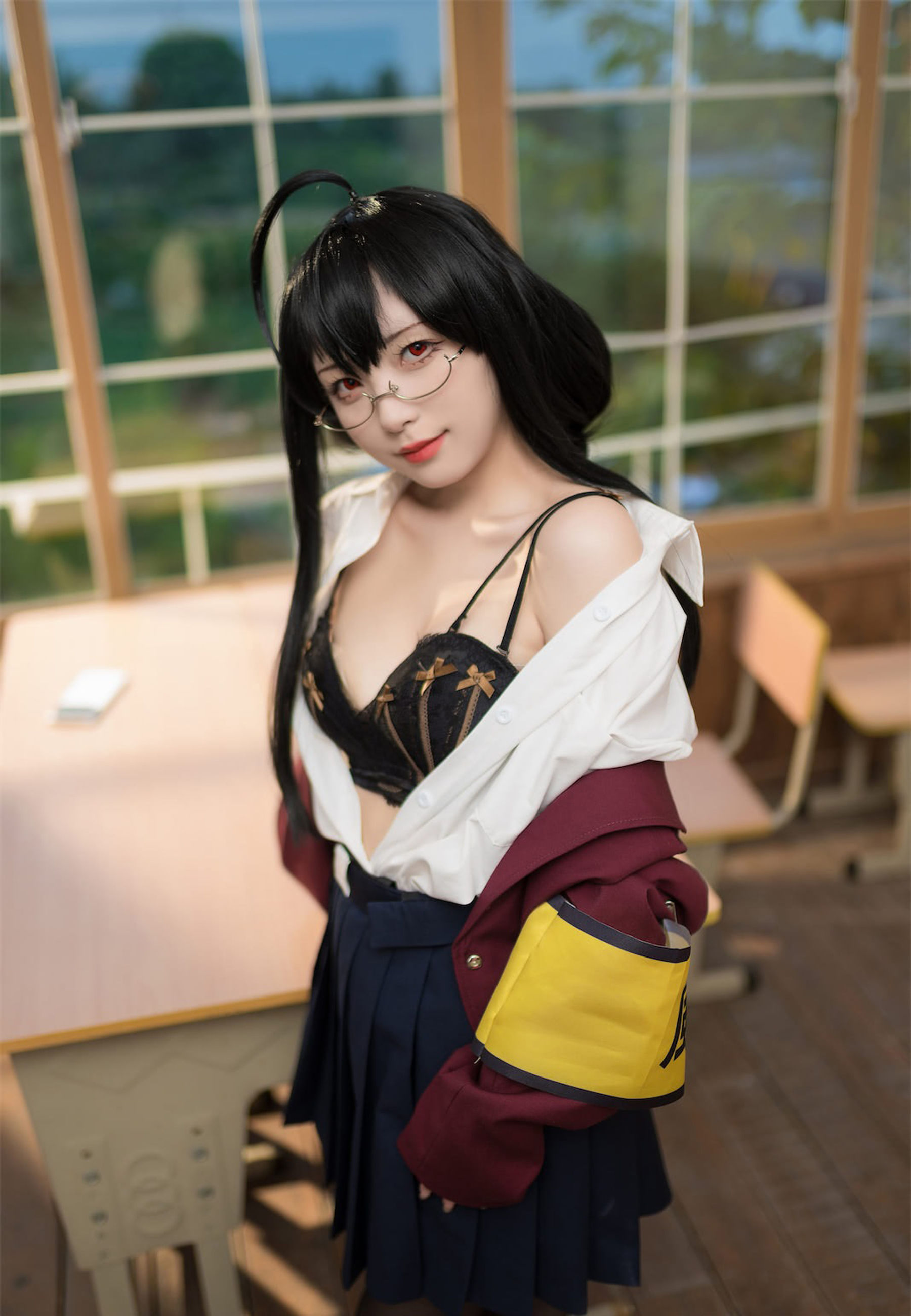 [福利COS] 花铃 - 大凤JK放学后风纪委员第1张