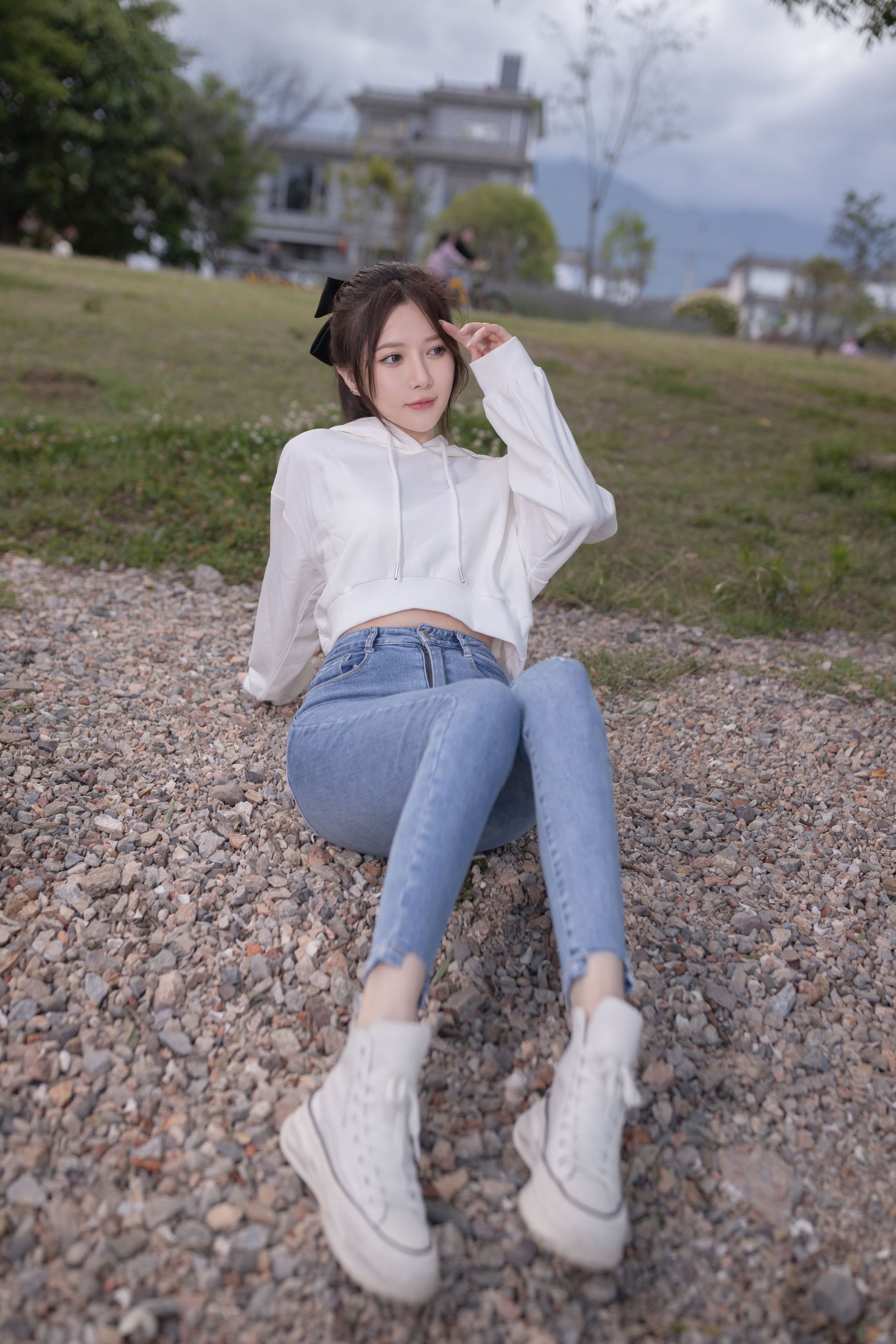 [福利COS] 鱼子酱 牛仔情趣写真第5张