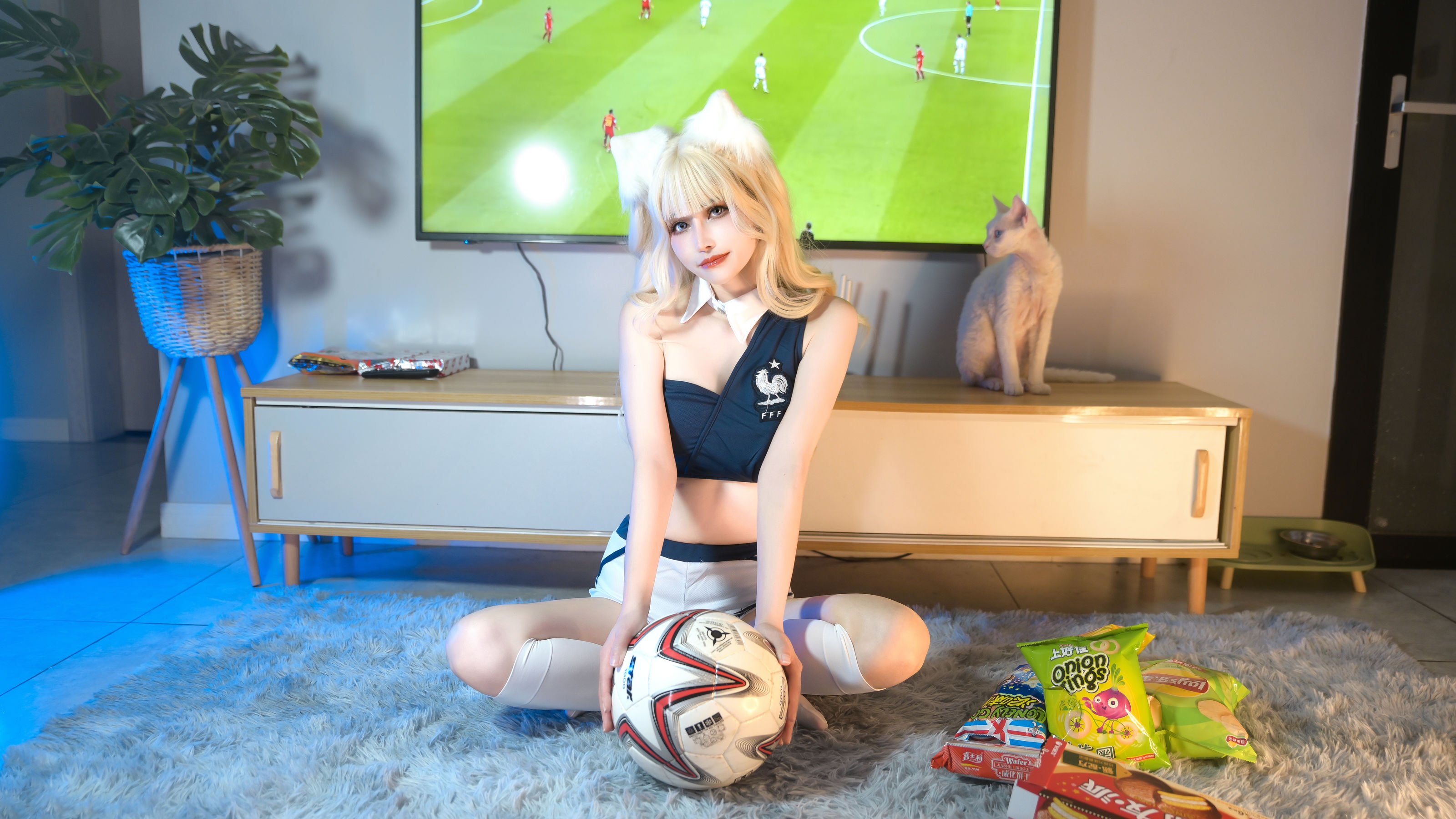 [福利COS] 鹿八岁 - 足球少女第3张