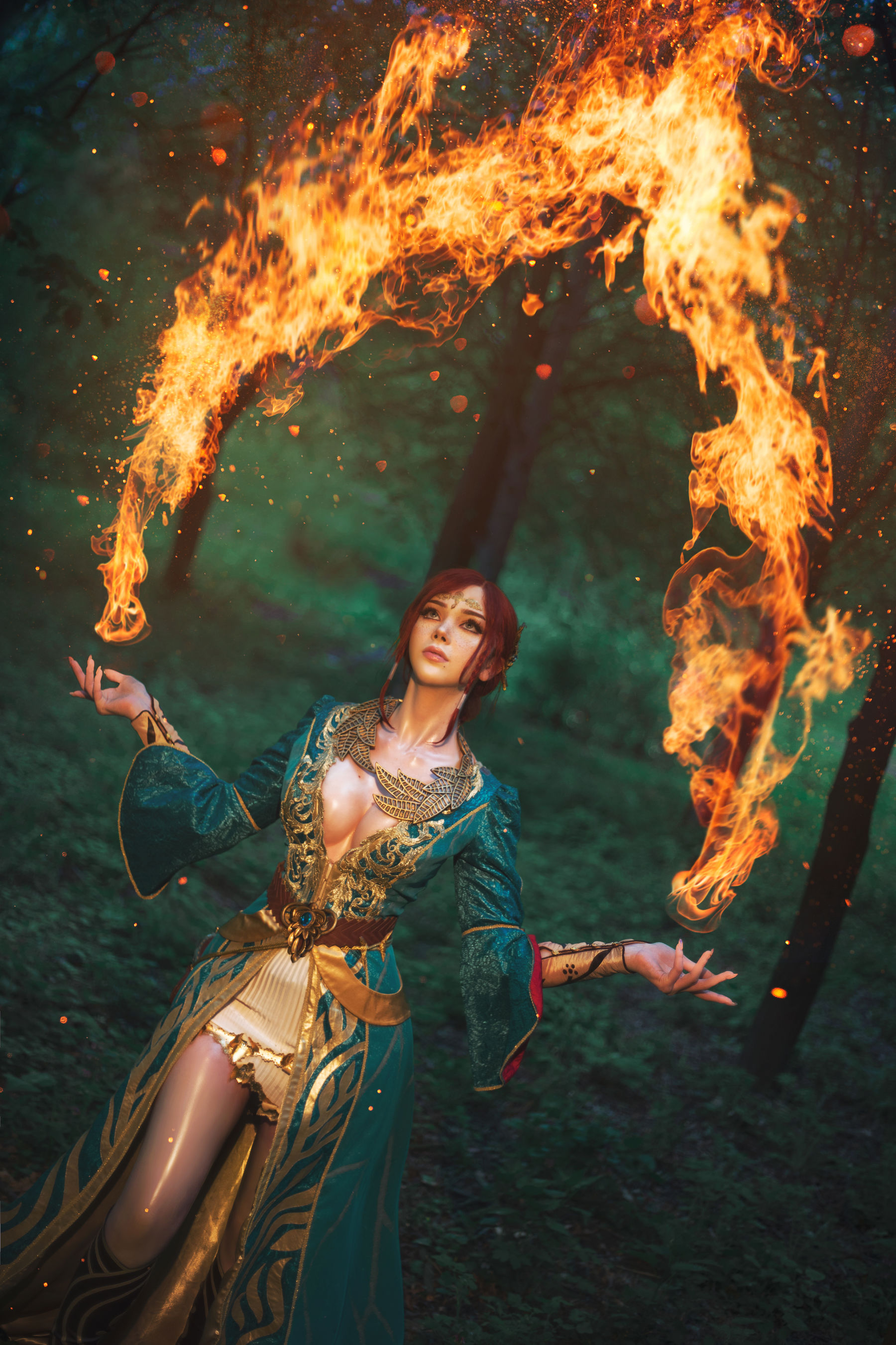 [COS福利] 国外美女SayaTheFox - Triss Merigold第4张