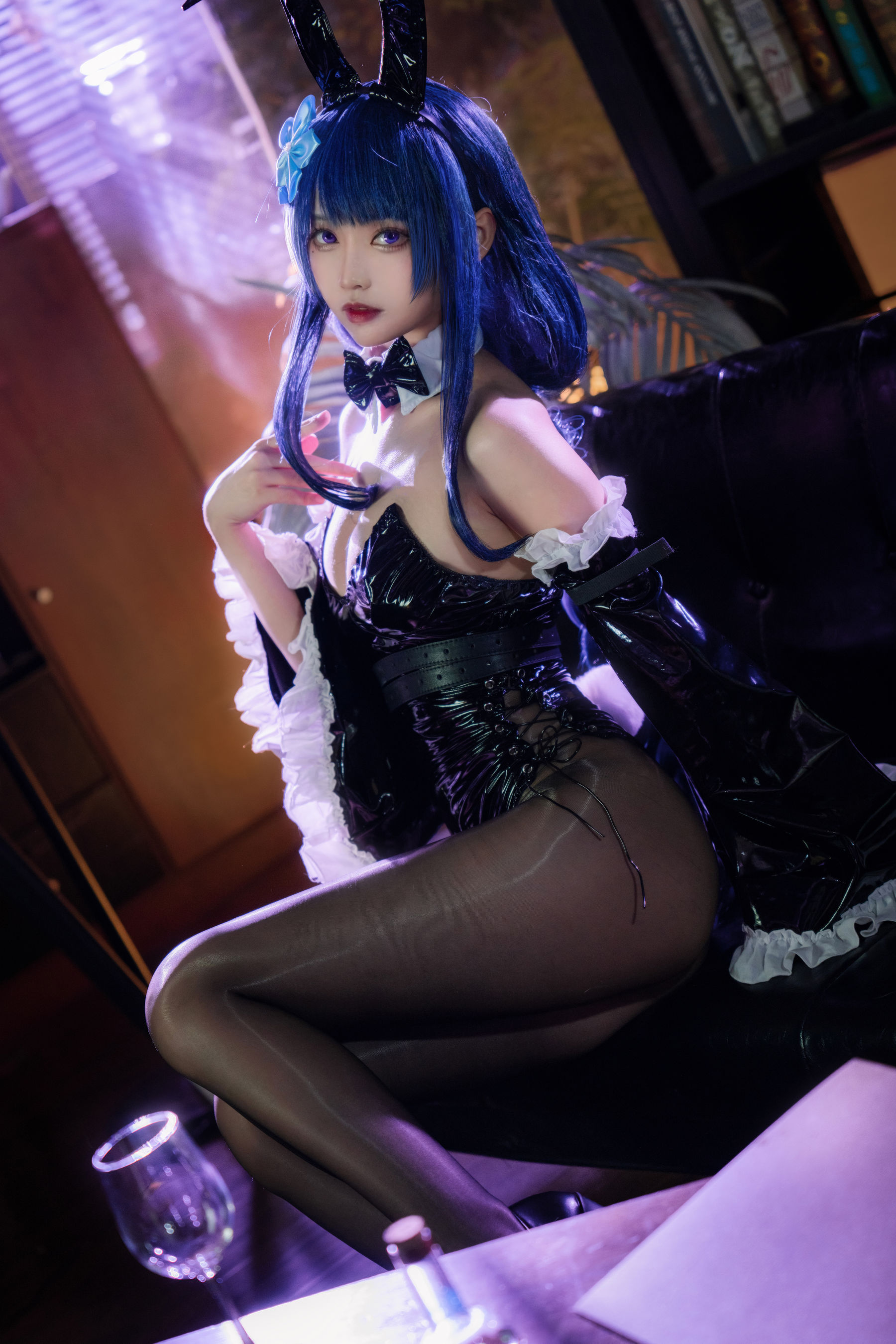 动漫博主大大卷卷小卷 - 原神雷电将军 兔女郎第6张