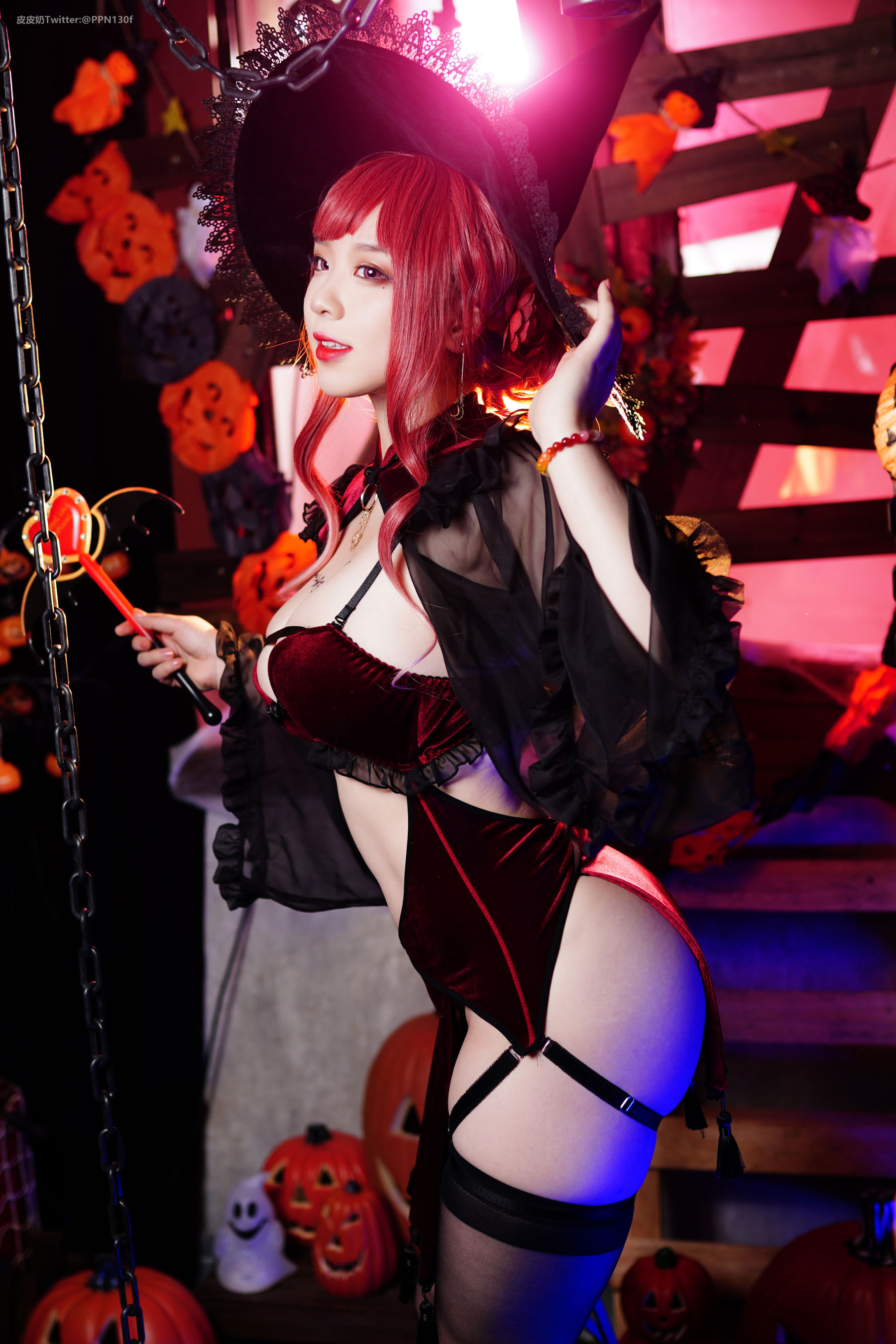 [福利COS] 皮皮奶可可爱了啦 - 万圣节女巫