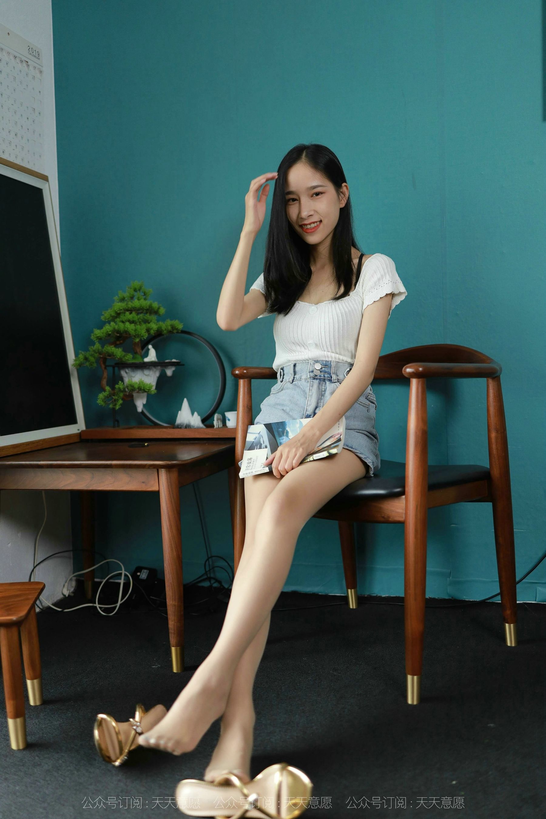 [IESS异思趣向]  模特：美子《清新牛仔裤》第18张