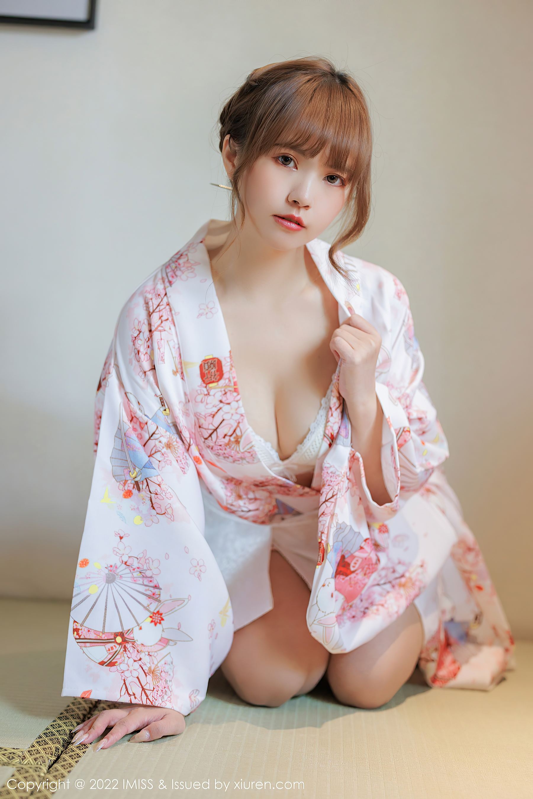  爱蜜社 VOL.676 张思允Nice 蕾丝内衣美胸写真第18张