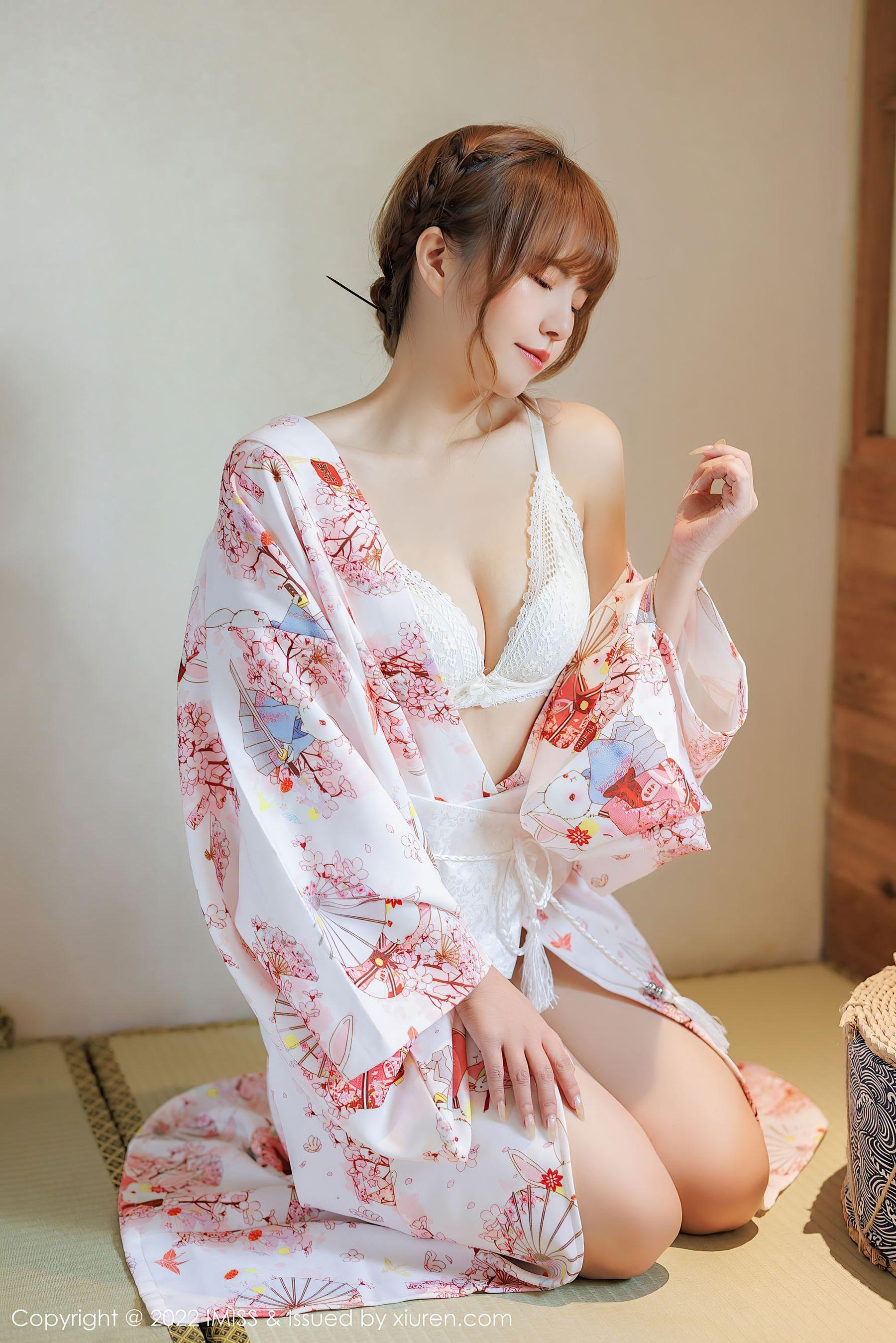  爱蜜社 VOL.676 张思允Nice 蕾丝内衣美胸写真第18张