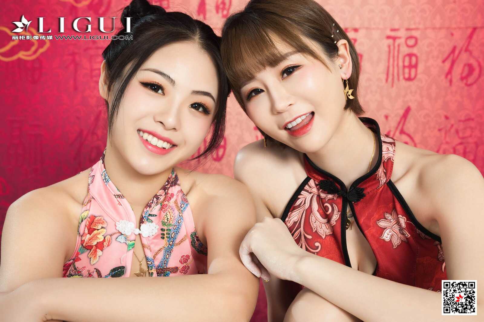 潘潘&amp;洋洋《姐妹花汤圆丝足》 [丽柜Ligui] 写真第6张