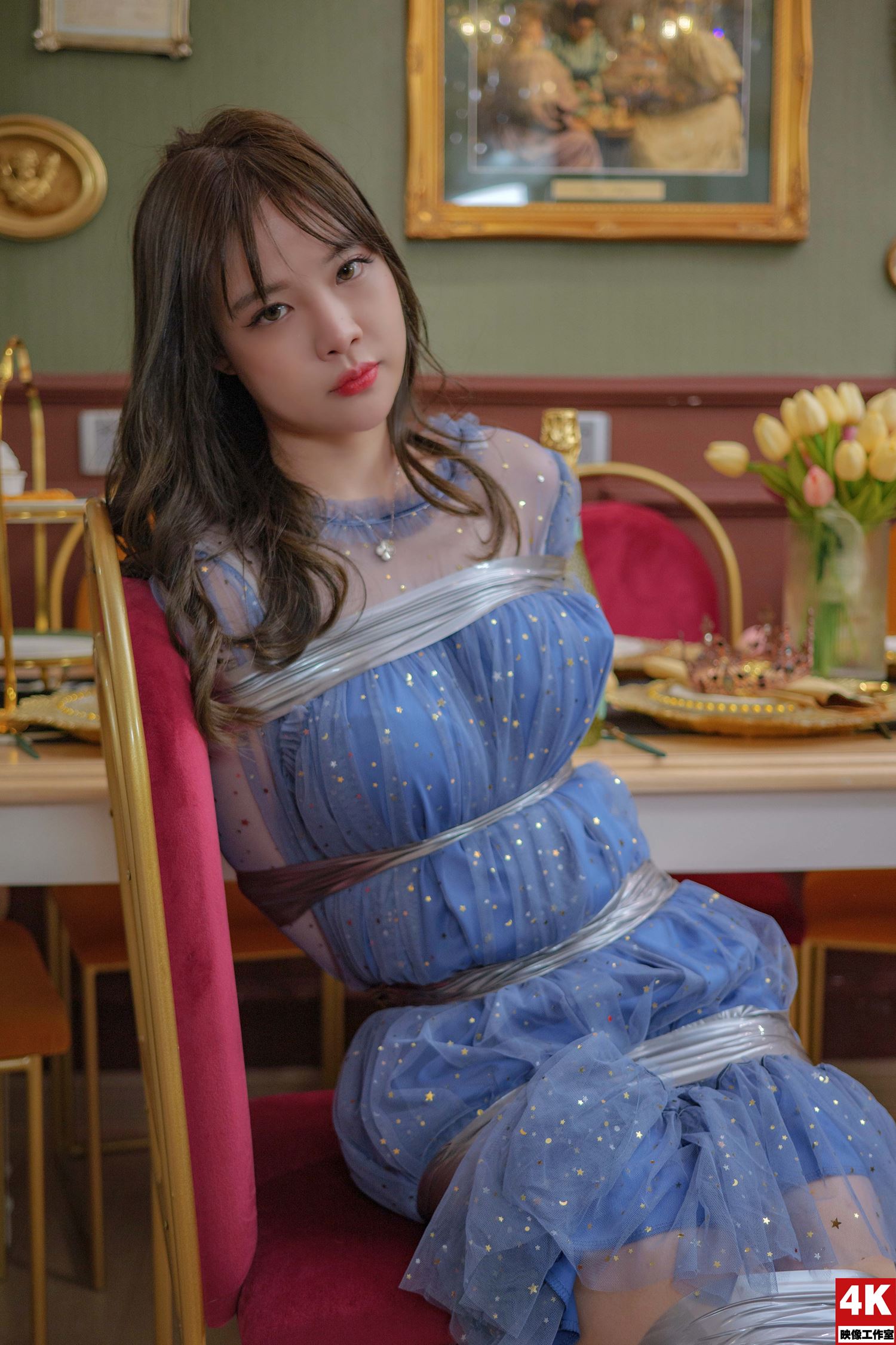 [Ligui丽柜]2022.04.30 法式幽默2 小琳琳第9张