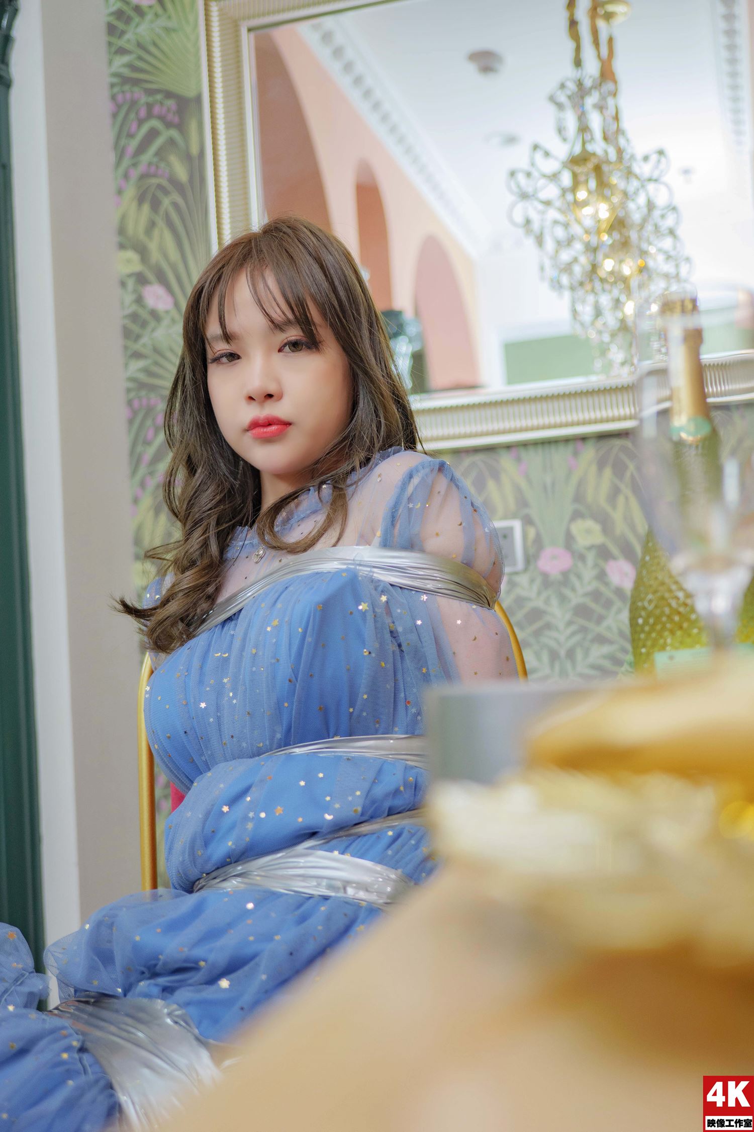 [Ligui丽柜]2022.04.30 法式幽默2 小琳琳第4张