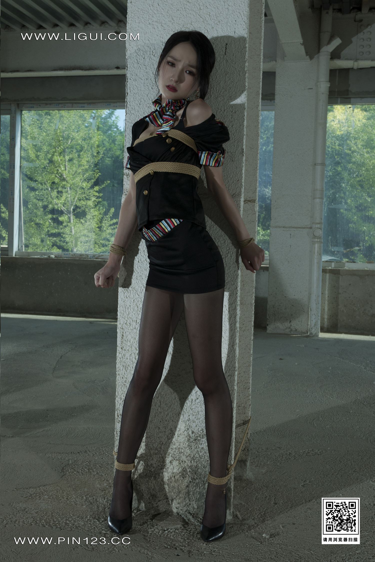 [Ligui丽柜]2022.09.02 劫持空姐 心心第16张