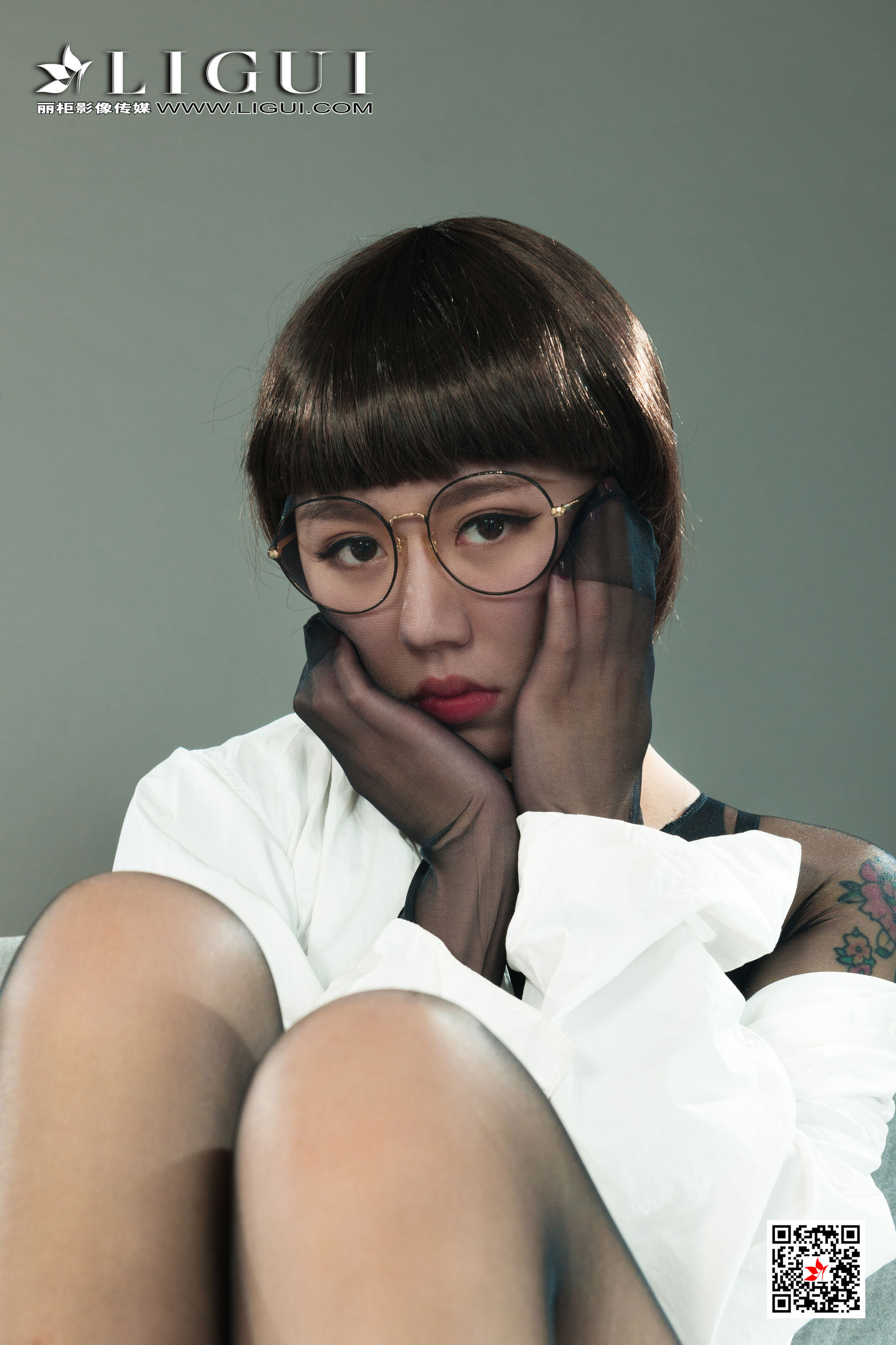 [丽柜Ligui] 2021.09.24 Model 多多 丝足美腿套图第11张