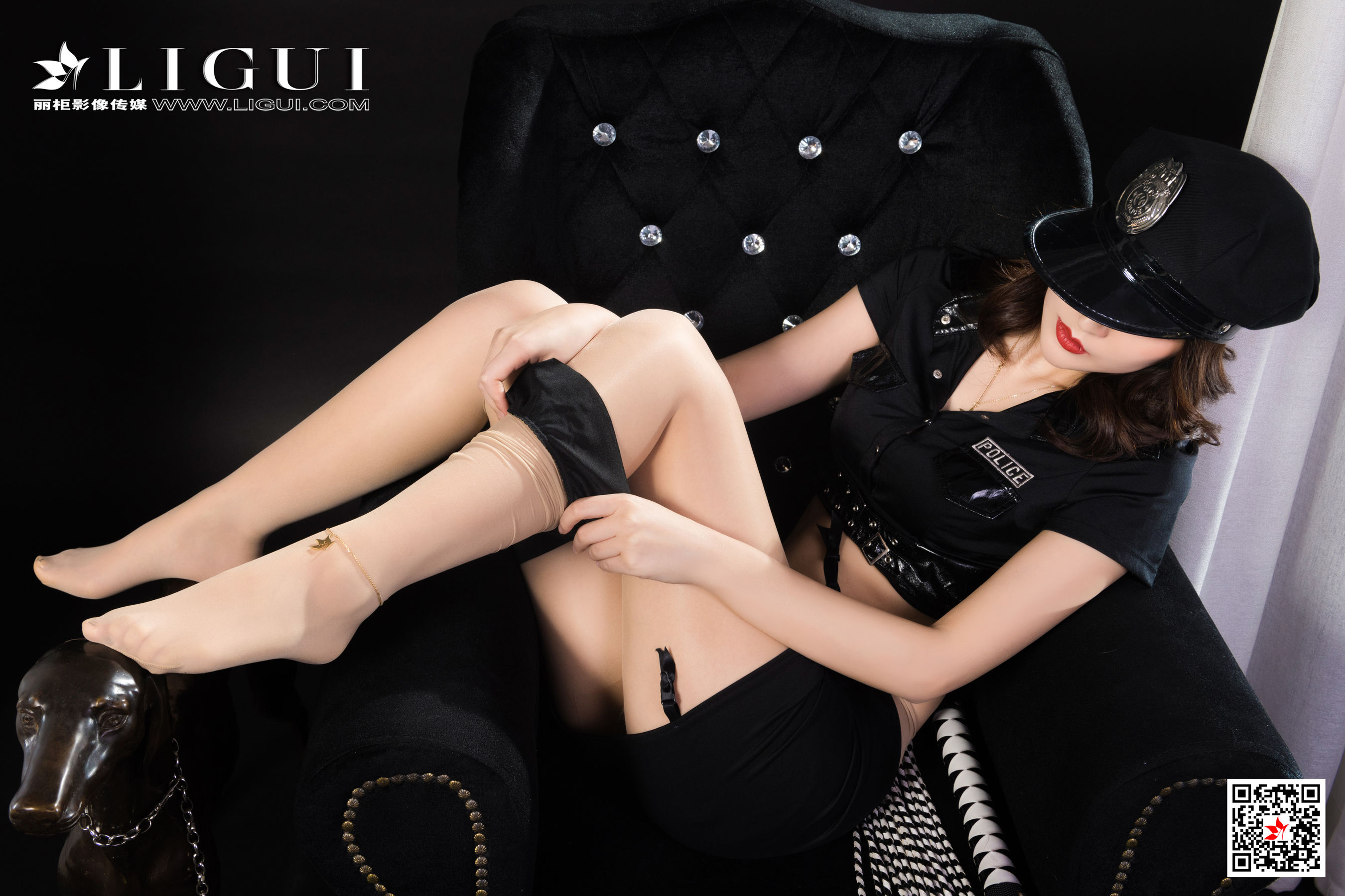 [丽柜Ligui] 雪糕 《香丝霸王花》 丝足写真第14张