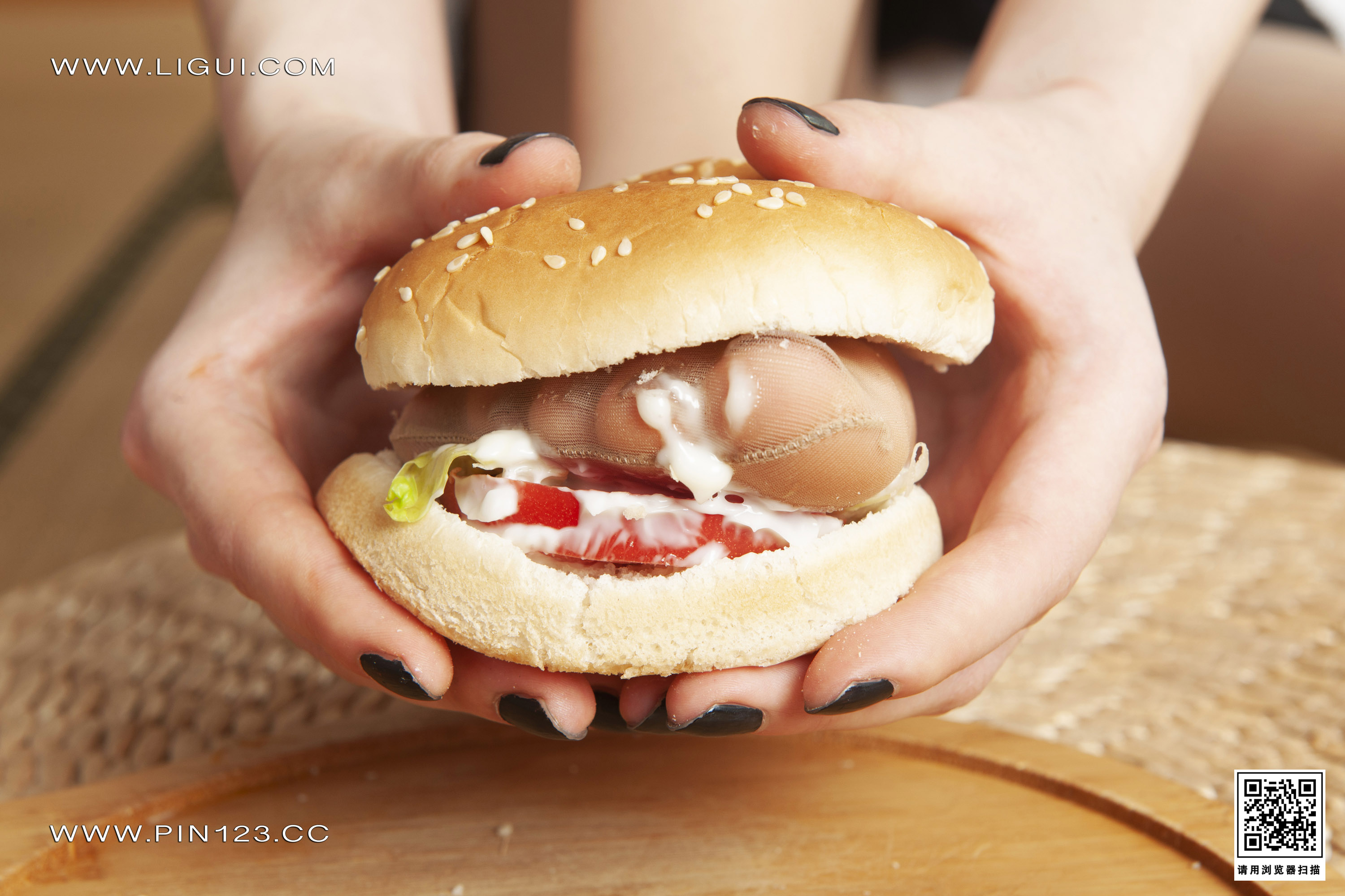 [Ligui丽柜] 2023.04.24《肉丝汉堡》橙子第3张