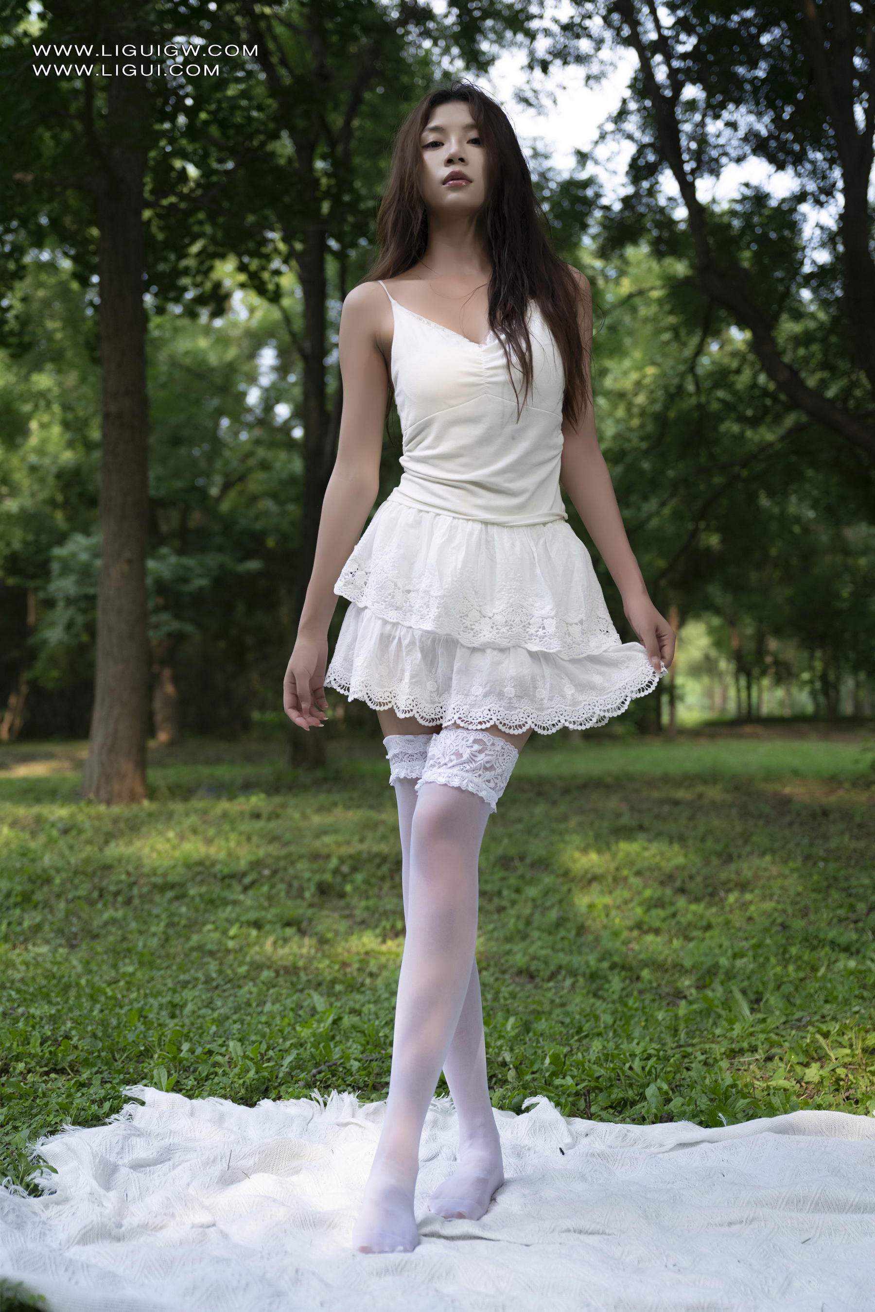 [Ligui丽柜] 2025.08.04 欲野白纱 Xiaomei第4张