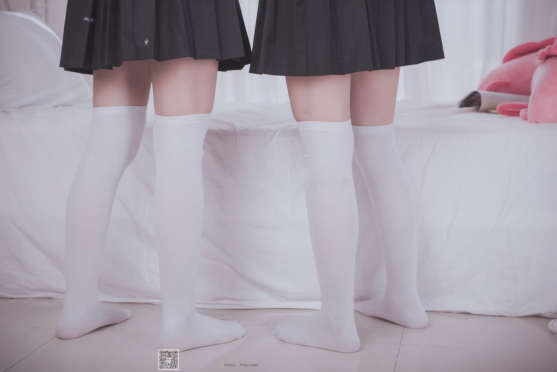 [SSA丝社]超清写真 NO.028 青青姐妹 姐妹花的JK情[85P]第6张