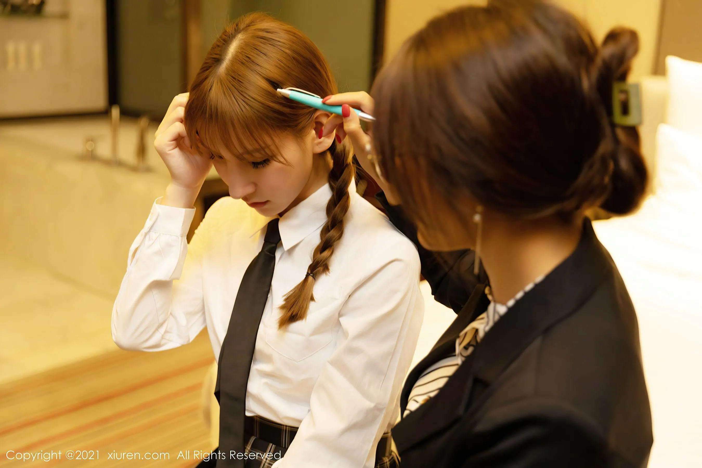  秀人 No.3269 Emily顾奈奈 & 周于希Sandy第7张