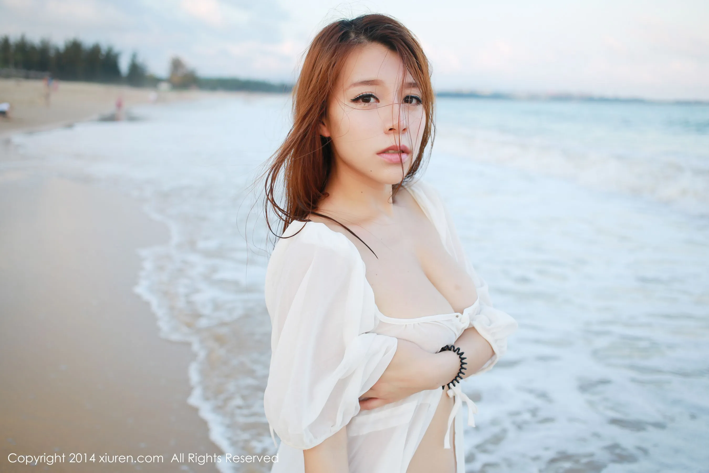 Vetiver嘉宝贝儿《三亚海边风情》 秀人网 No.165第6张