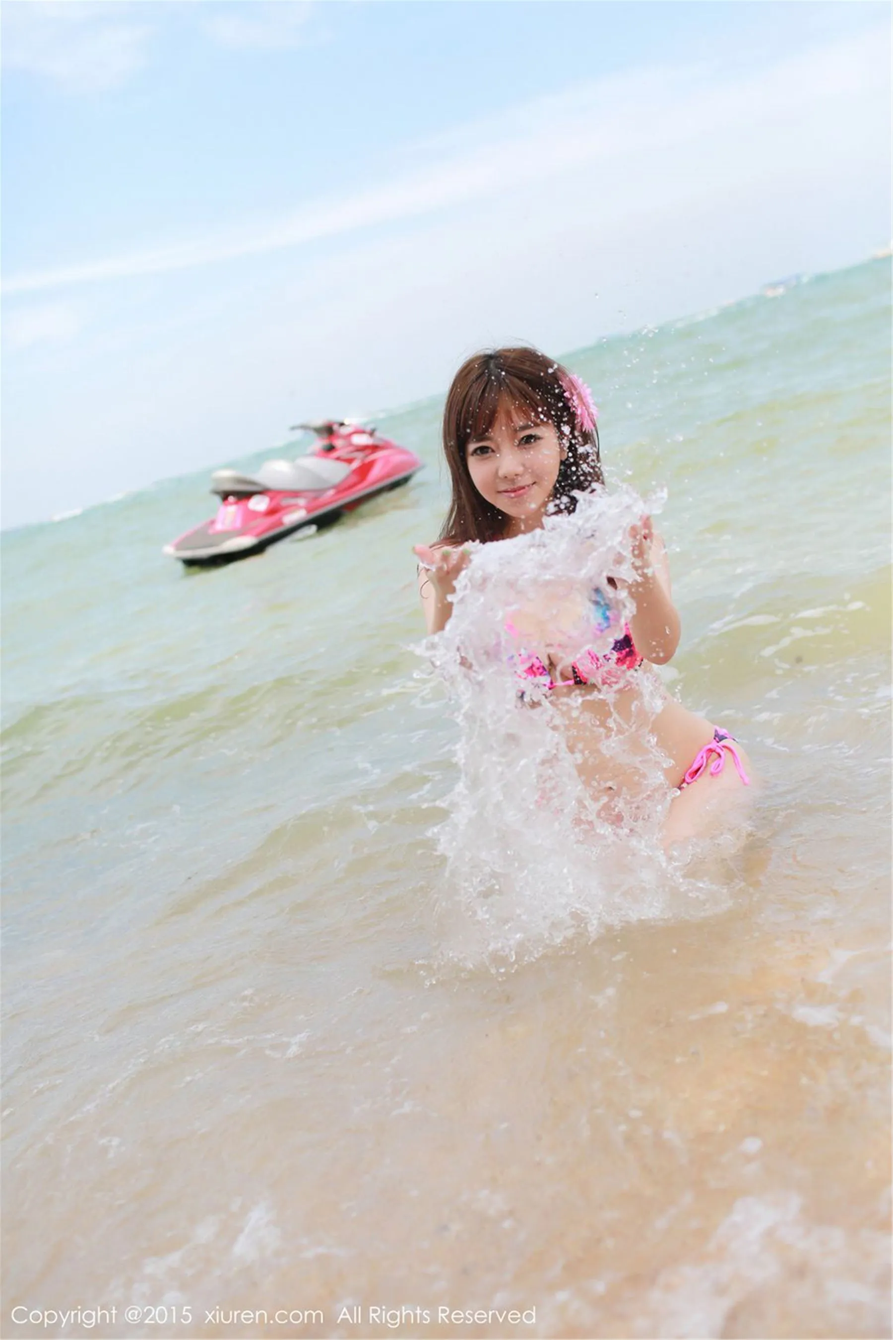 刘飞儿Faye《泰国旅拍》海边系列 秀人网 No.268第4张