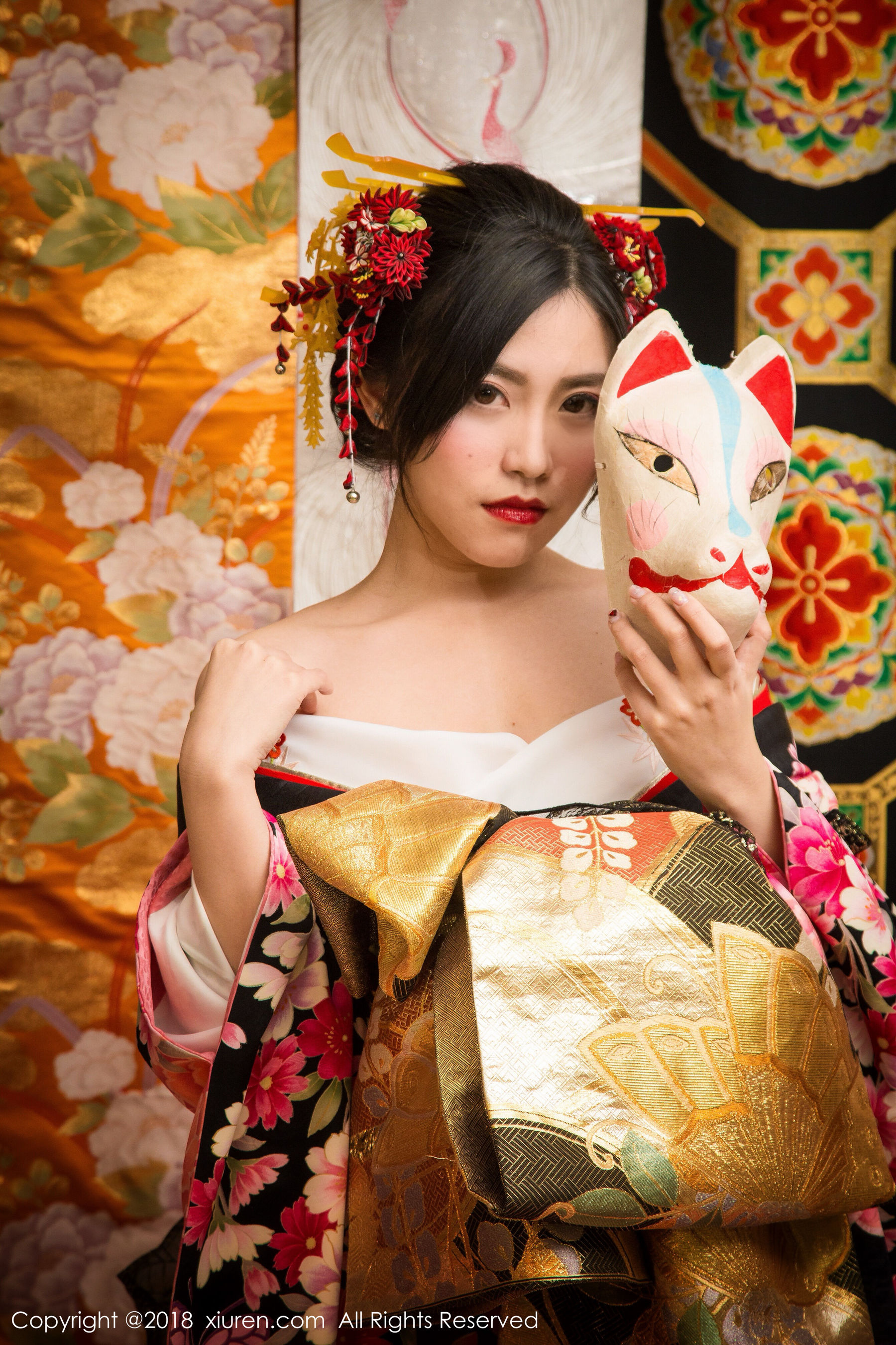 许诺Sabrina《花魁》 秀人 No.930第9张