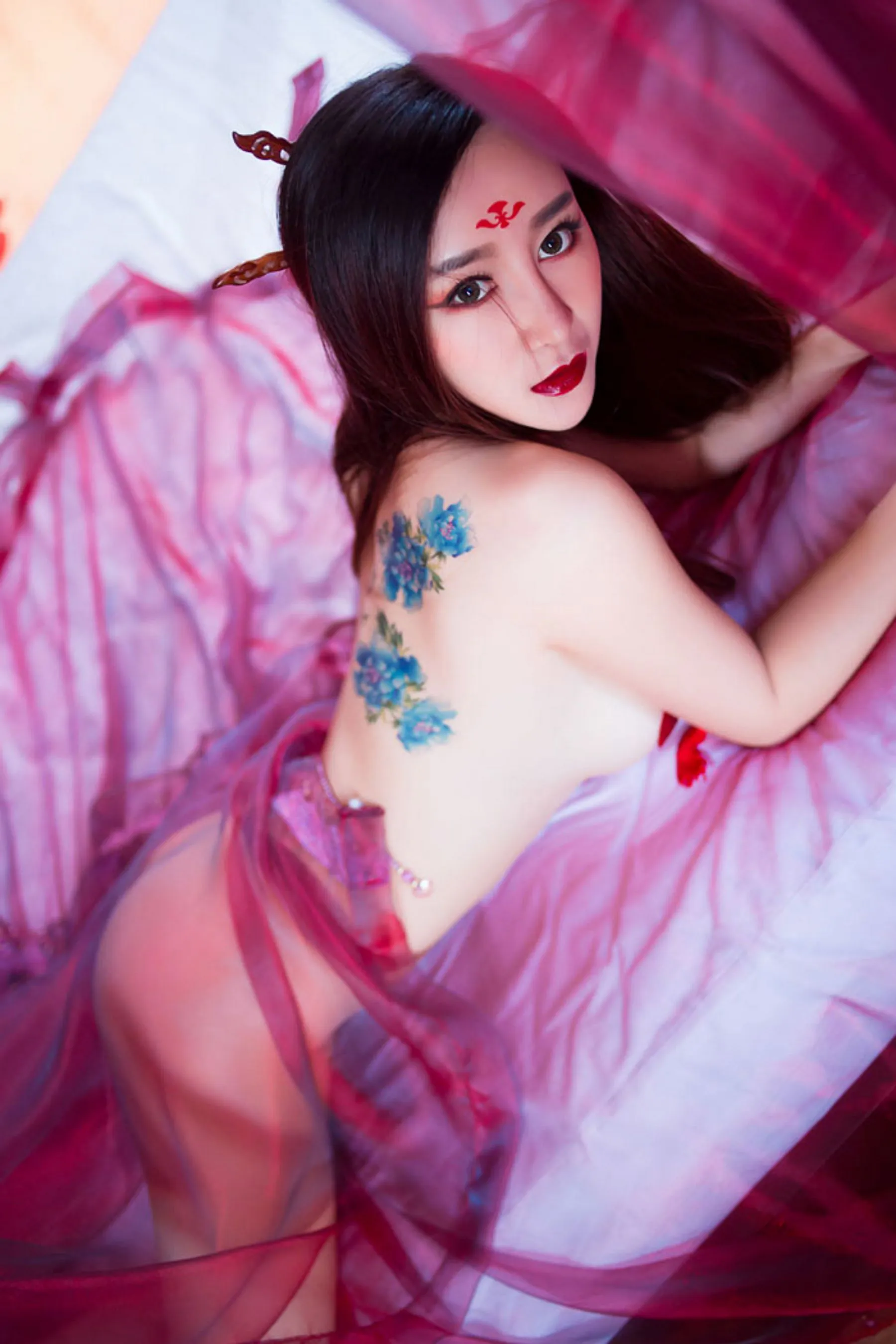 邹晶晶《花千骨 ? 魔化》COS 秀人网 No.382第13张