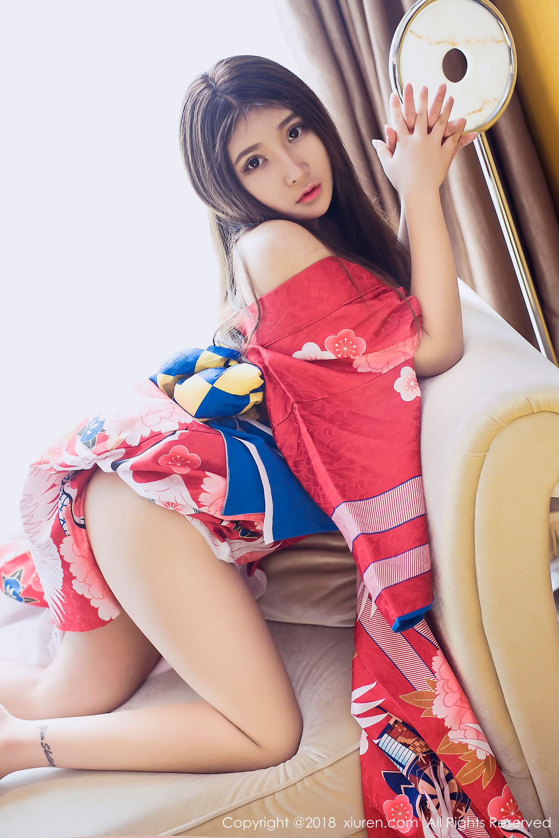 当然是小熊呀《比基尼和日本花魁和服》 秀人网XIUREN No.973第10张