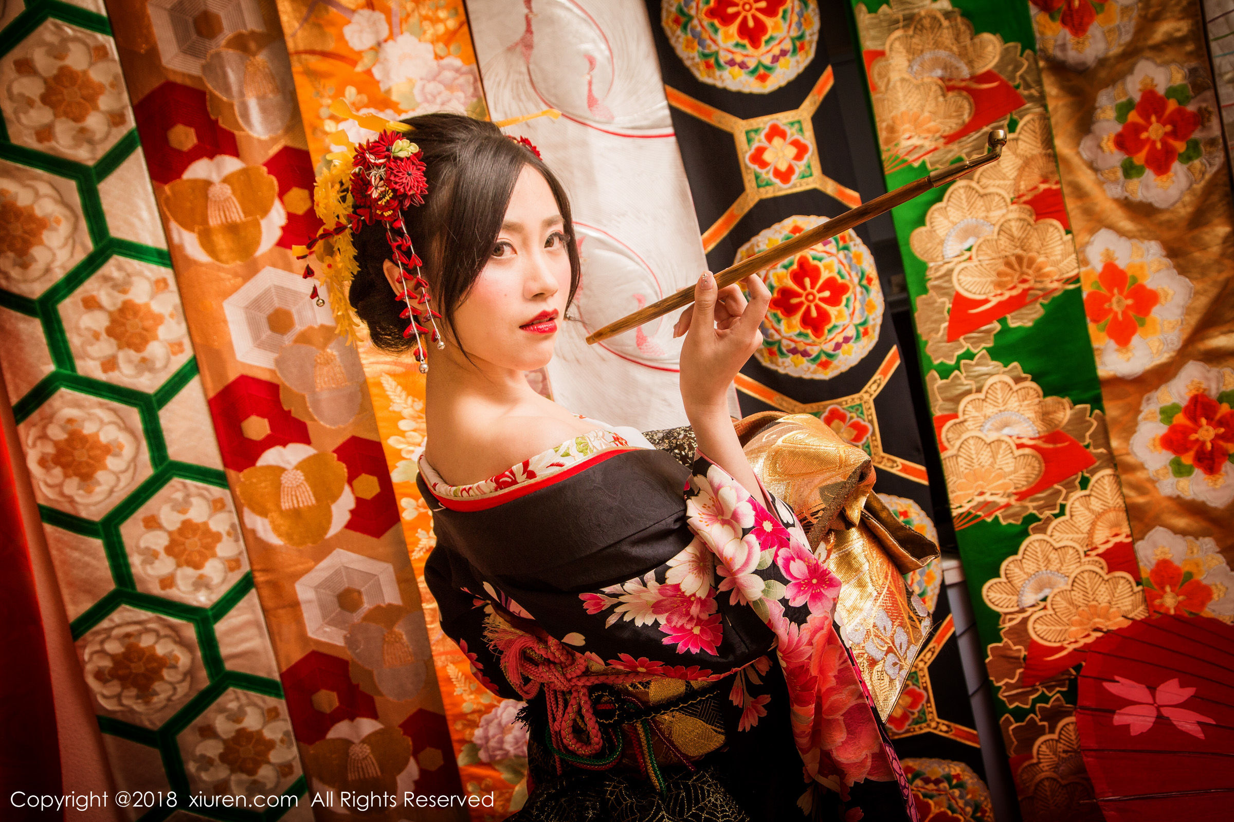 许诺Sabrina《花魁》 秀人 No.930第5张