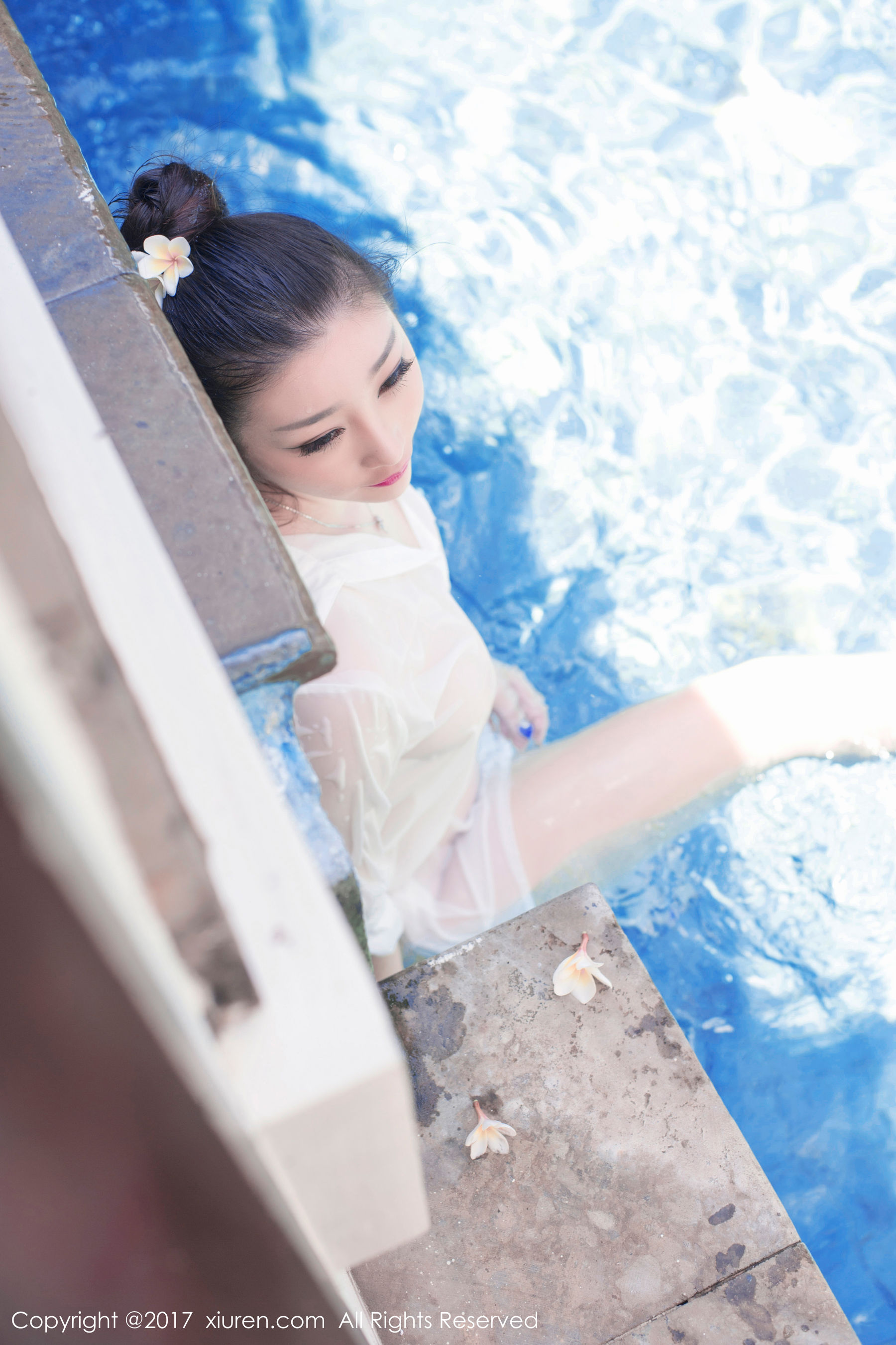  妲己_Toxic《衬衫湿身+泡泡浴》 秀人网XIUREN No.781第15张