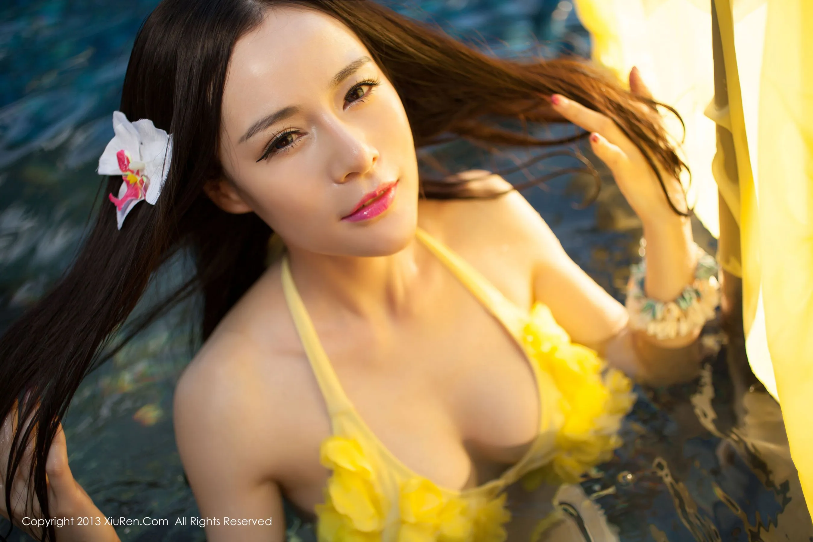 nancy小姿 &海边唯美比基尼系列 秀人网 No.069第8张