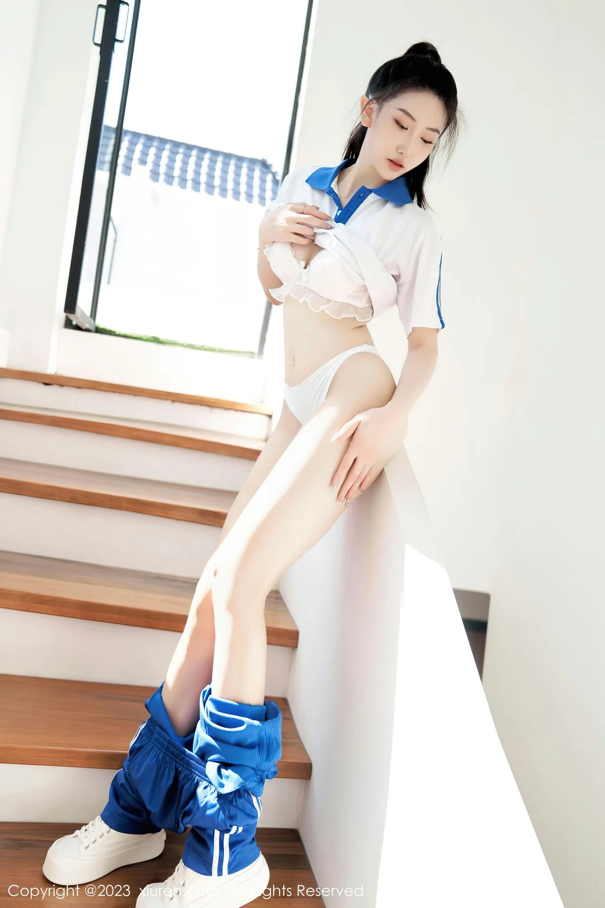  XiuRen 秀人 No.7110 沈青黛 白色蕾丝内衣性感写真 [108P]第20张