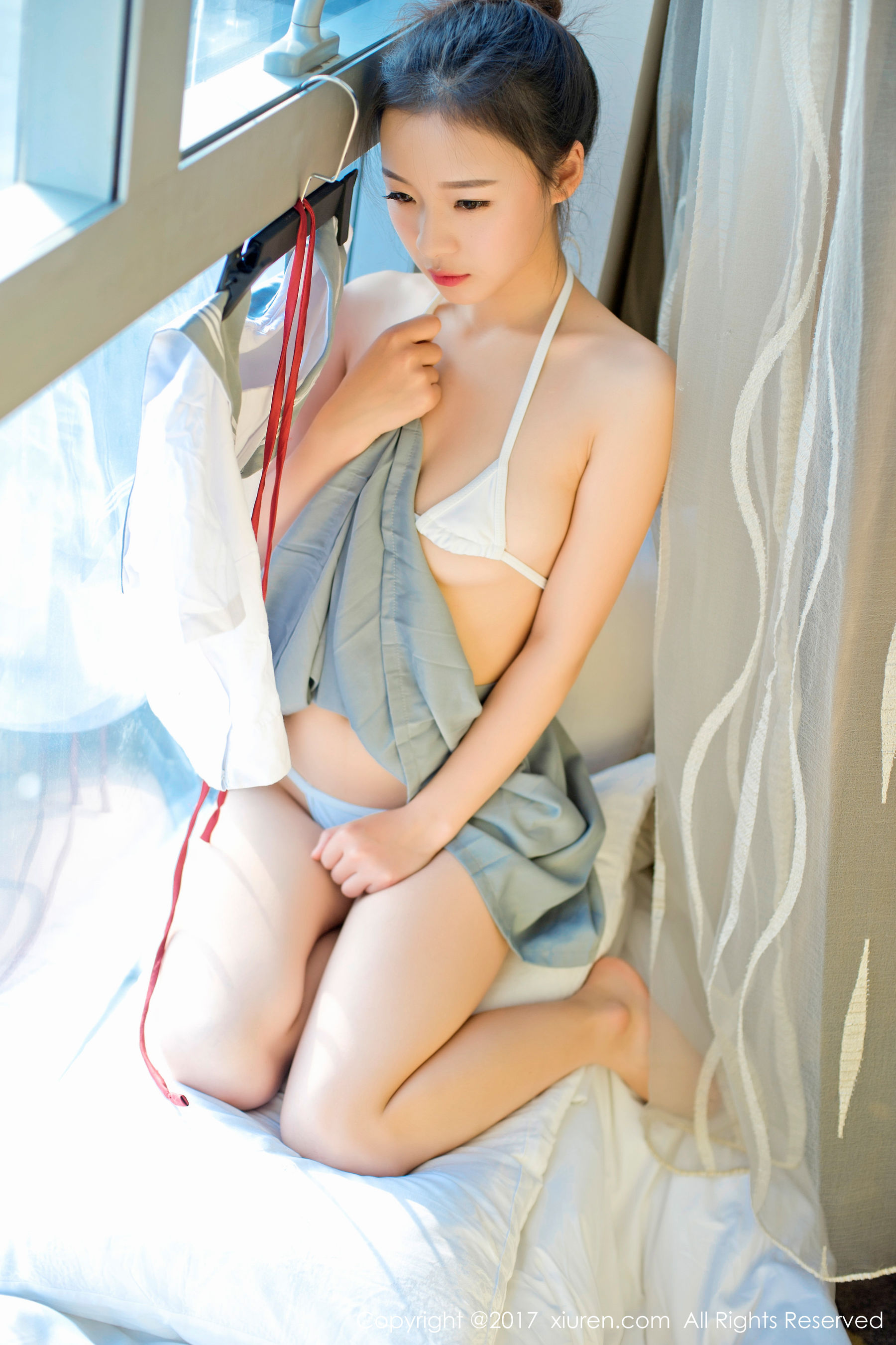 尤Una娜《天然无公害的原装少女》 秀人网XIUREN No.680第6张