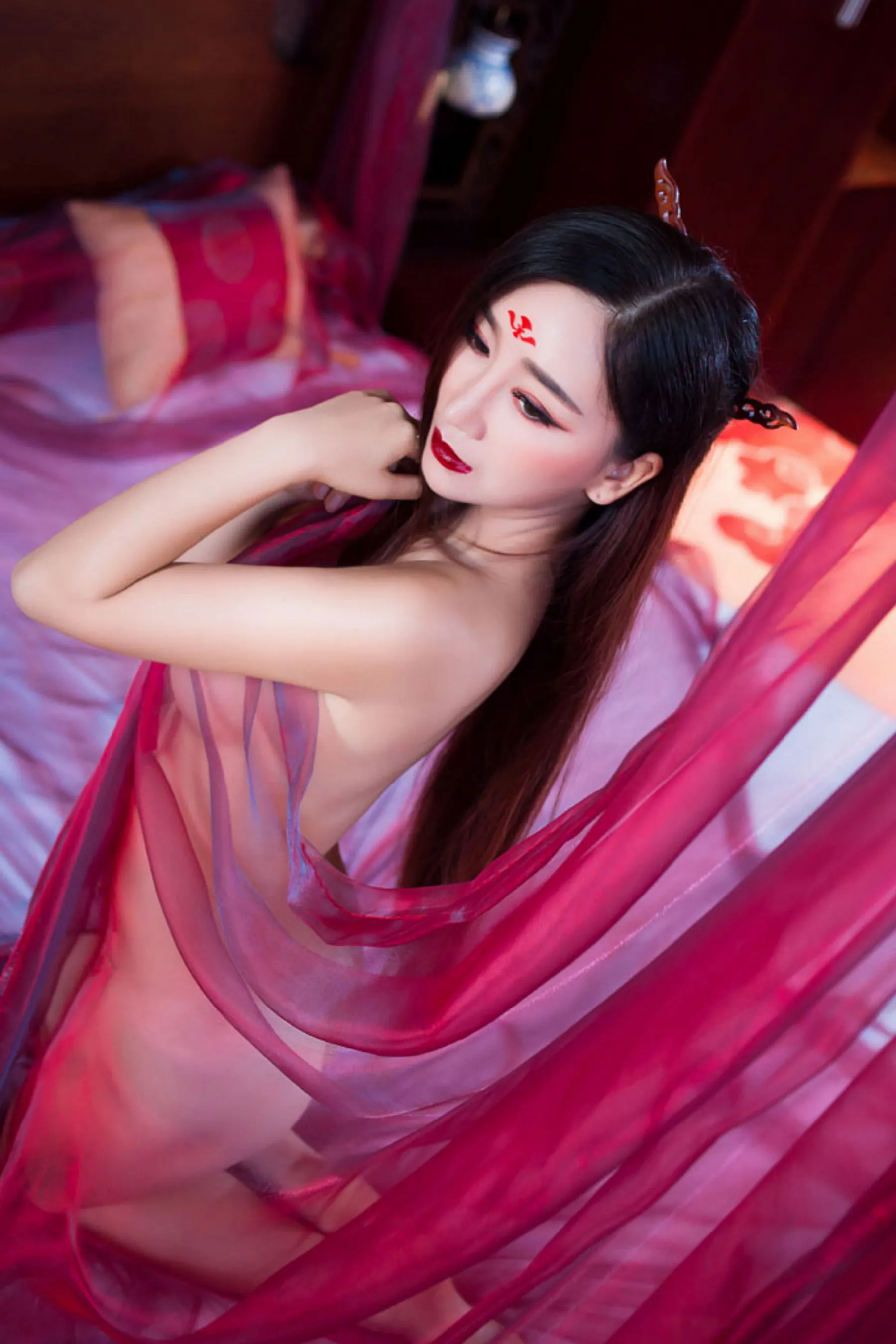 邹晶晶《花千骨 ? 魔化》COS 秀人网 No.382第10张