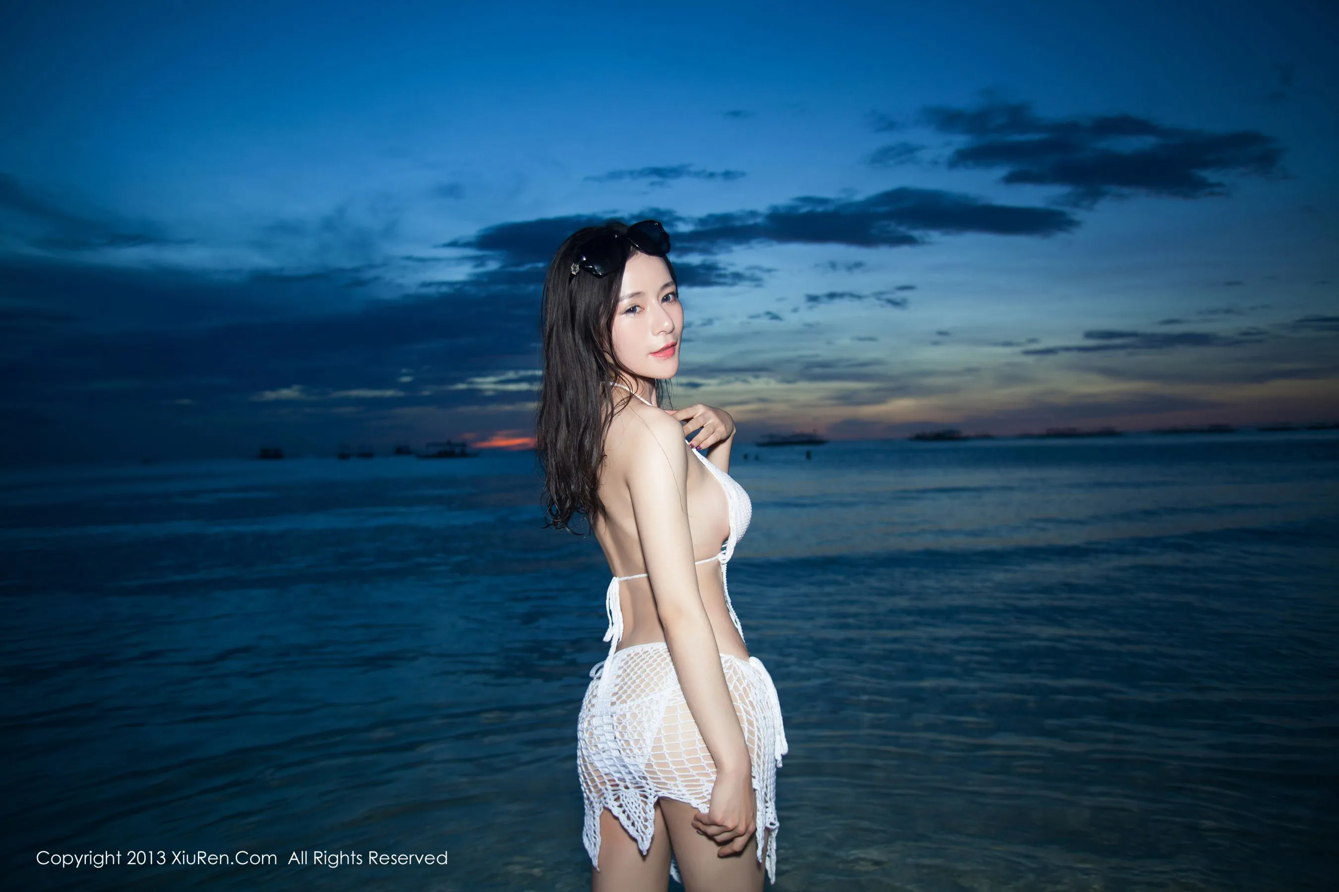 nancy小姿 &海边唯美比基尼系列 秀人网 No.069第14张