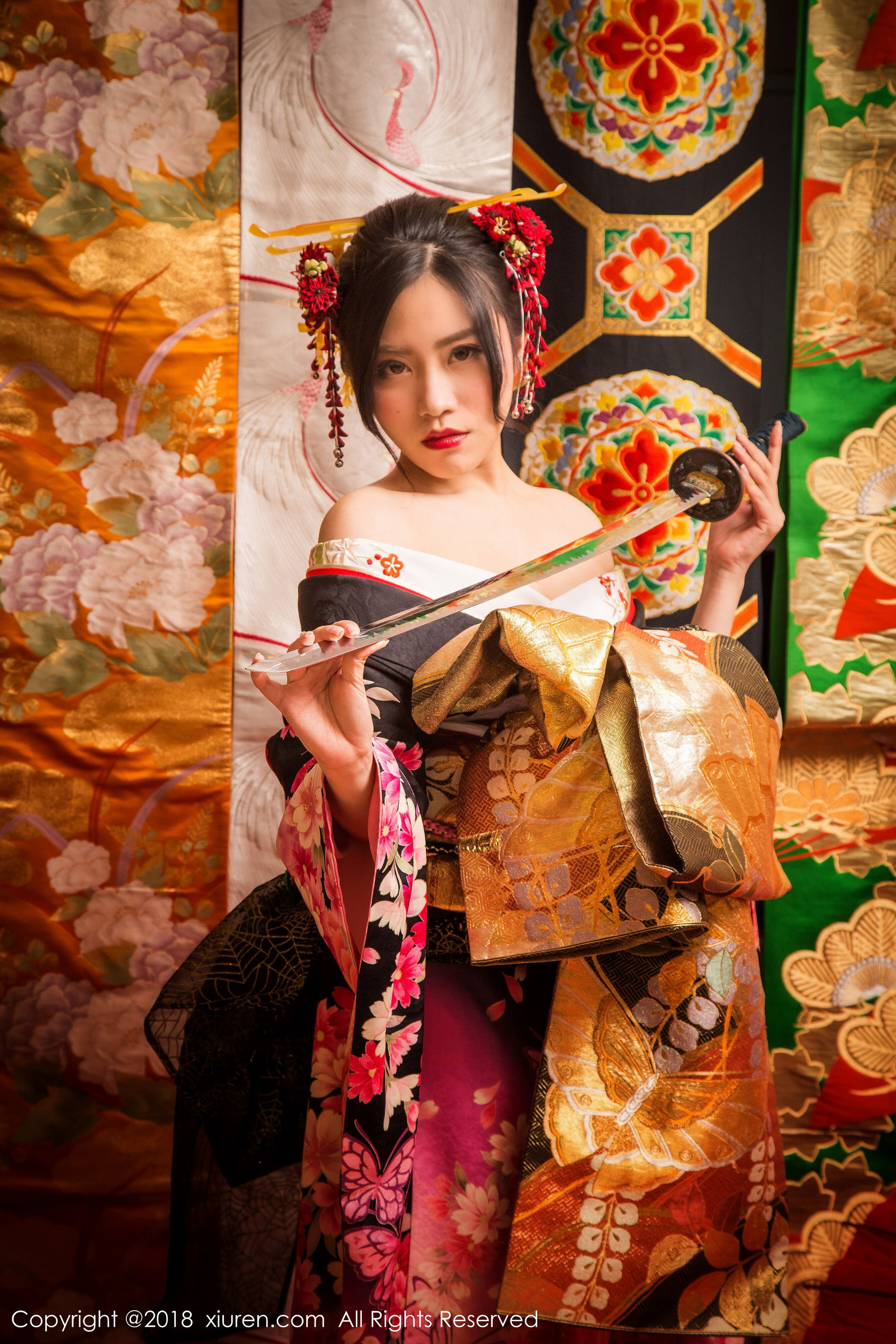 许诺Sabrina《花魁》 秀人 No.930第10张