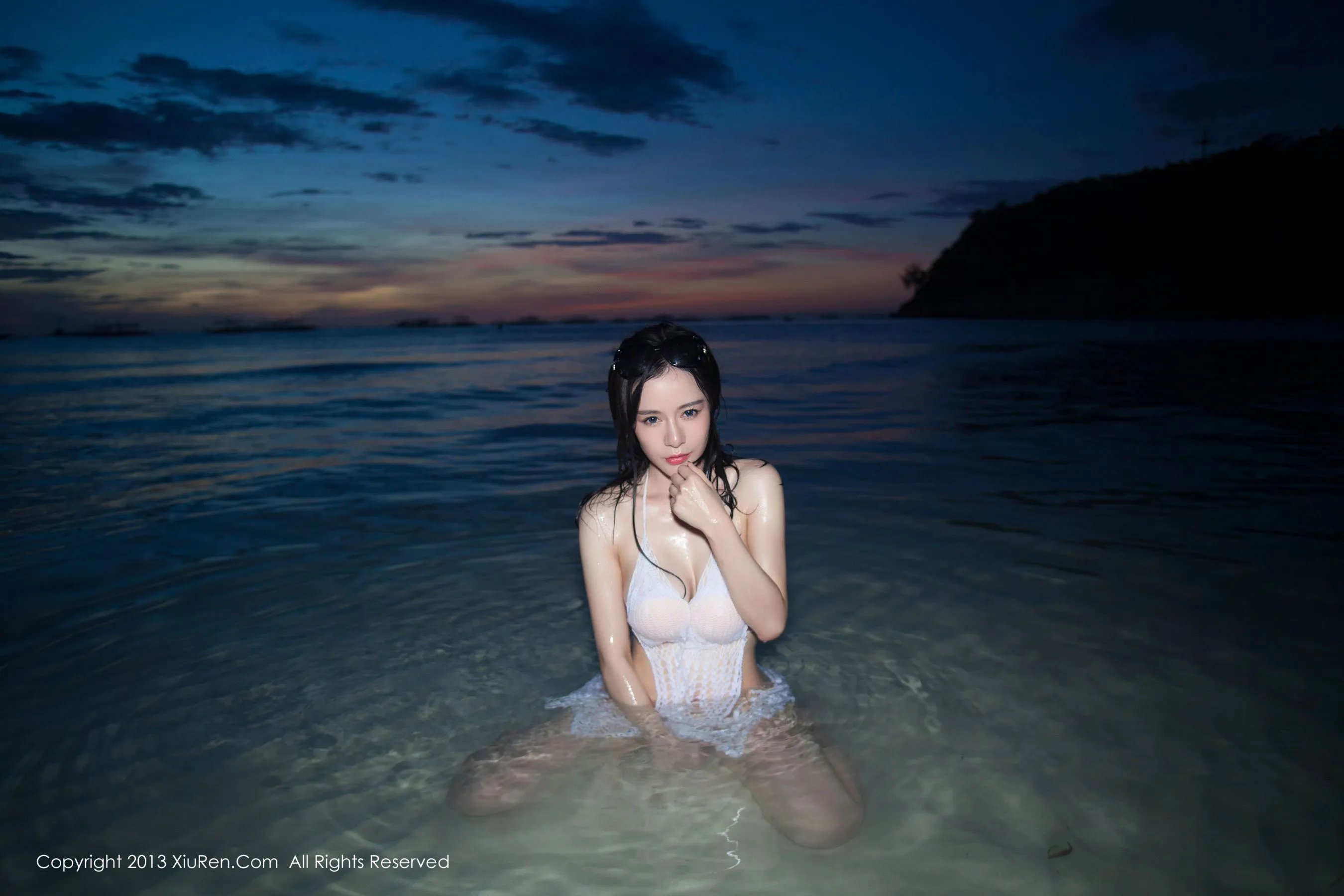 nancy小姿 &海边唯美比基尼系列 秀人网 No.069第16张