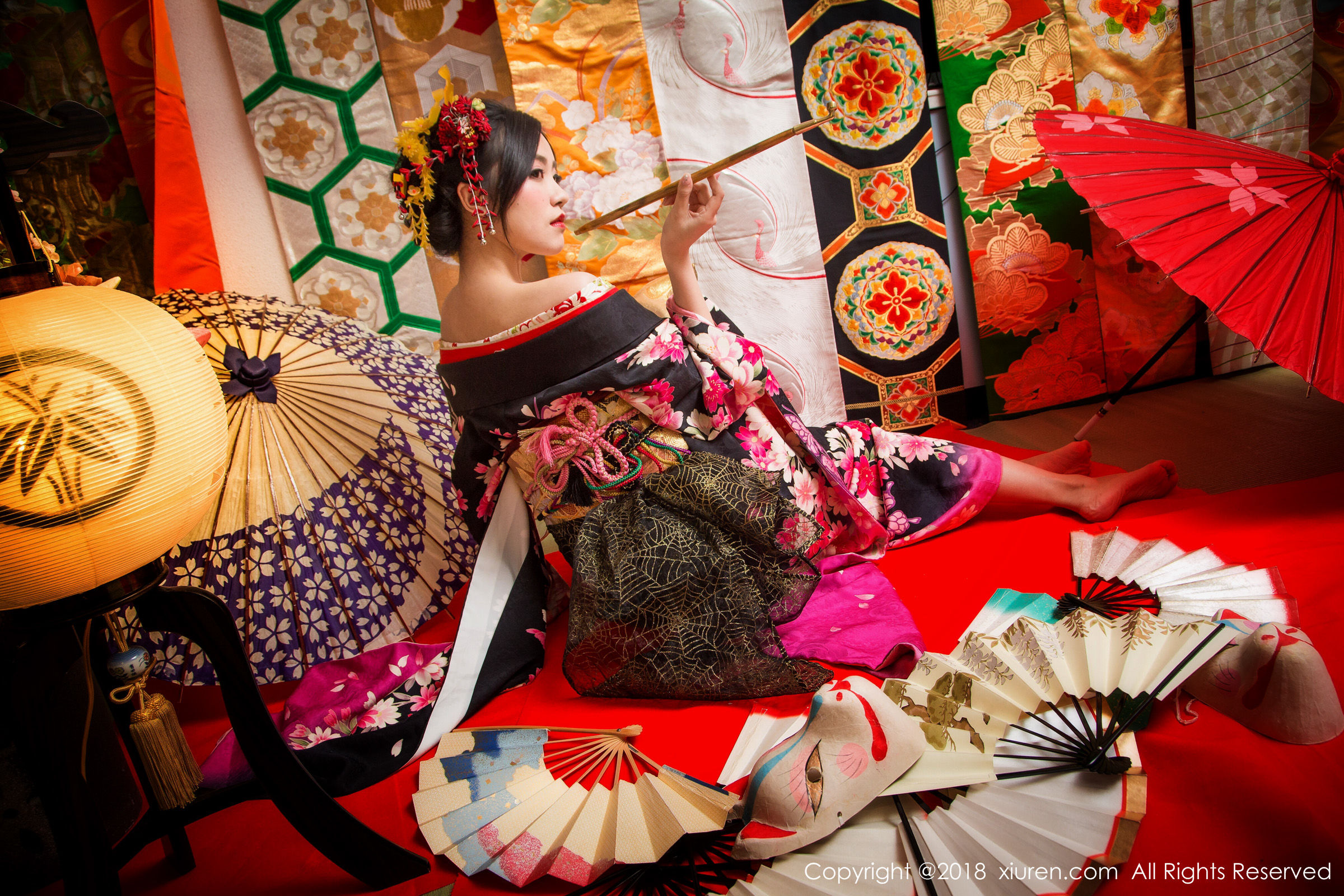 许诺Sabrina《花魁》 秀人 No.930第5张