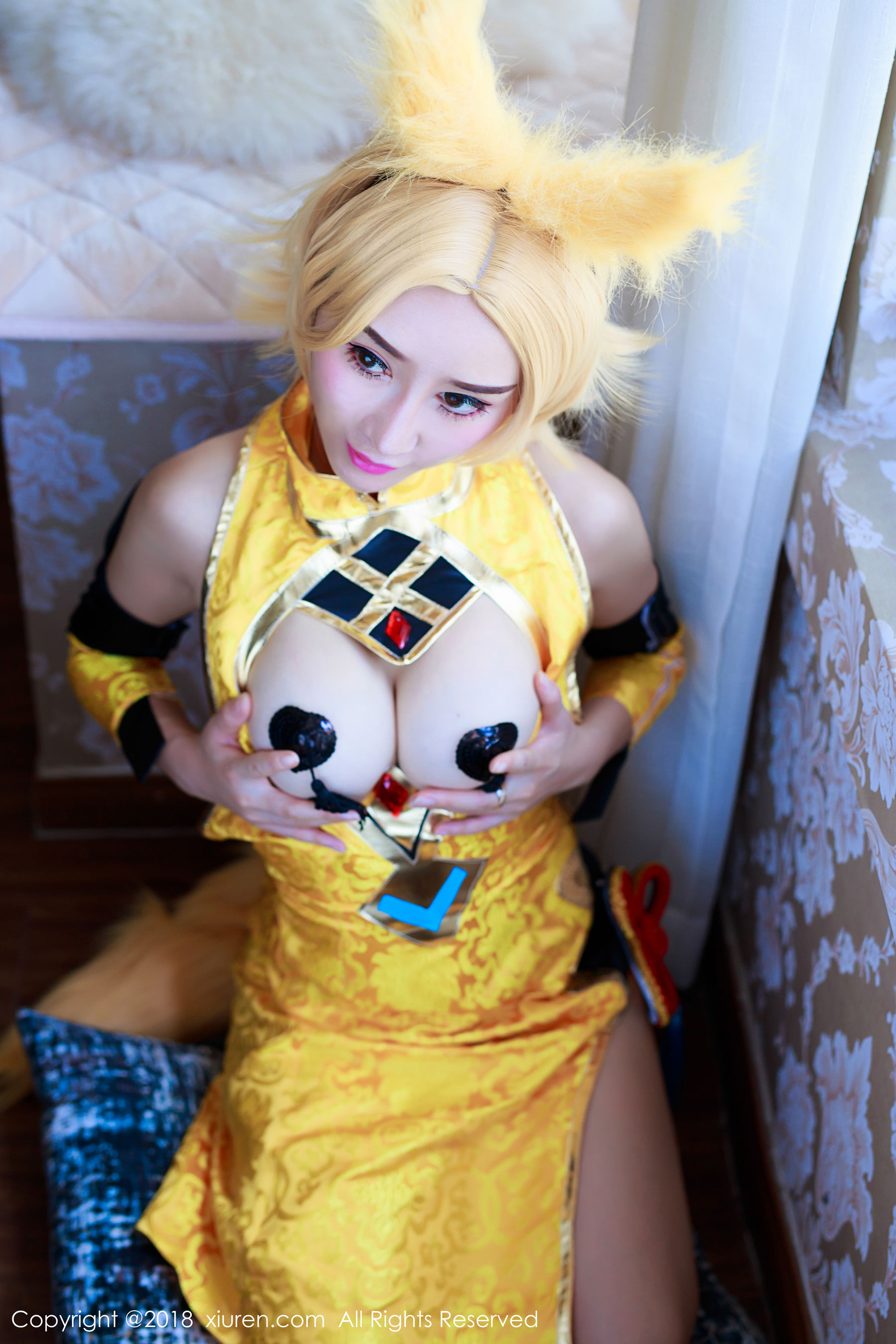 邹晶晶女王《王者荣耀妲己COS》 秀人 No.937第7张