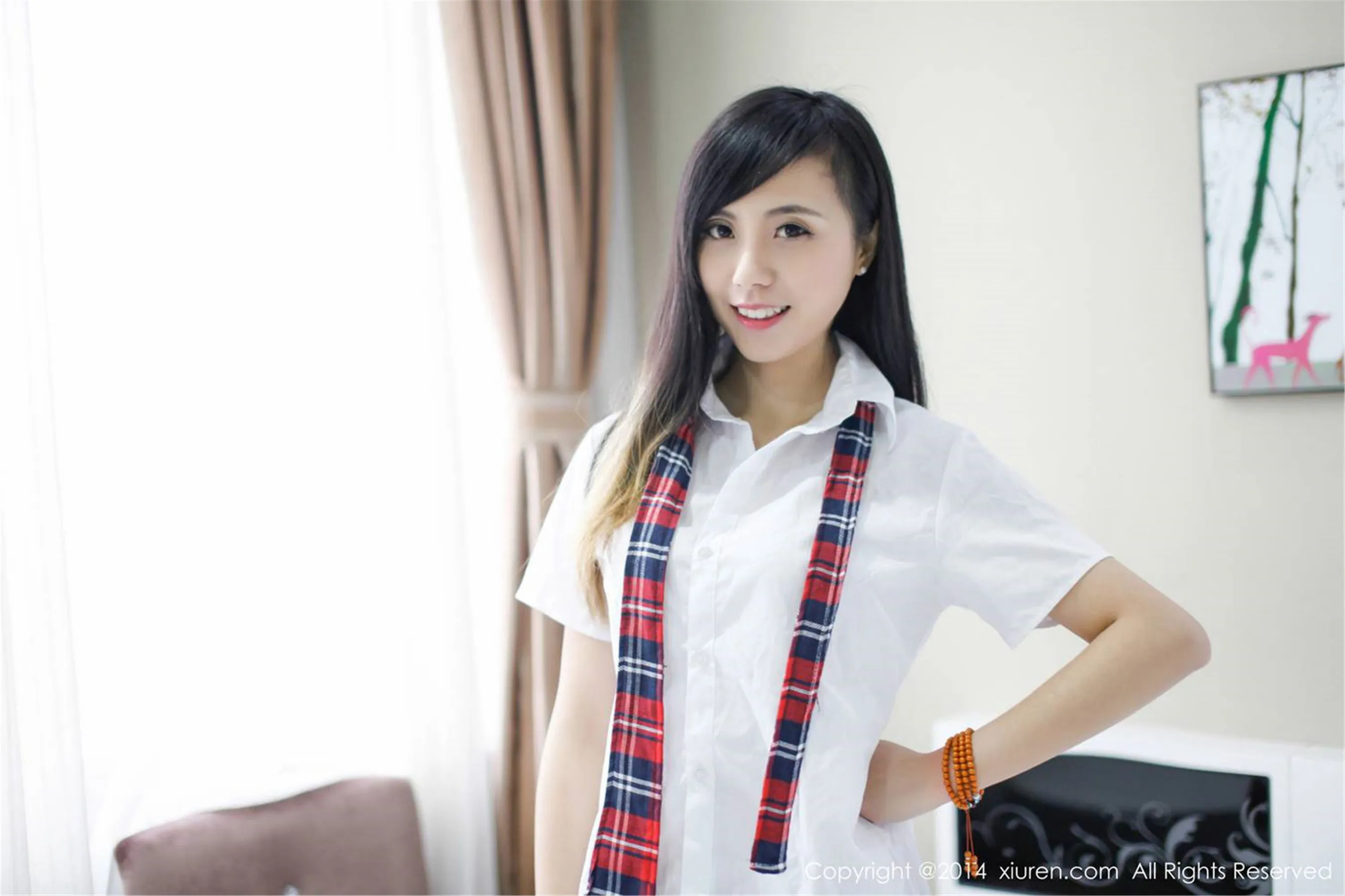 甜美新人模特:谢忱倬 秀人网 No.254第1张