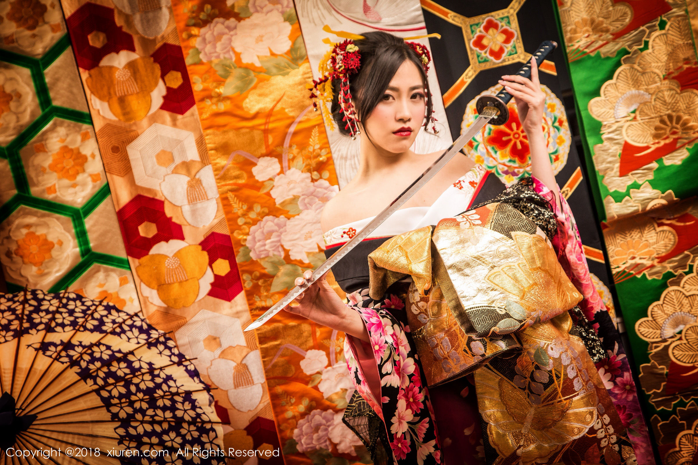 许诺Sabrina《花魁》 秀人 No.930第10张