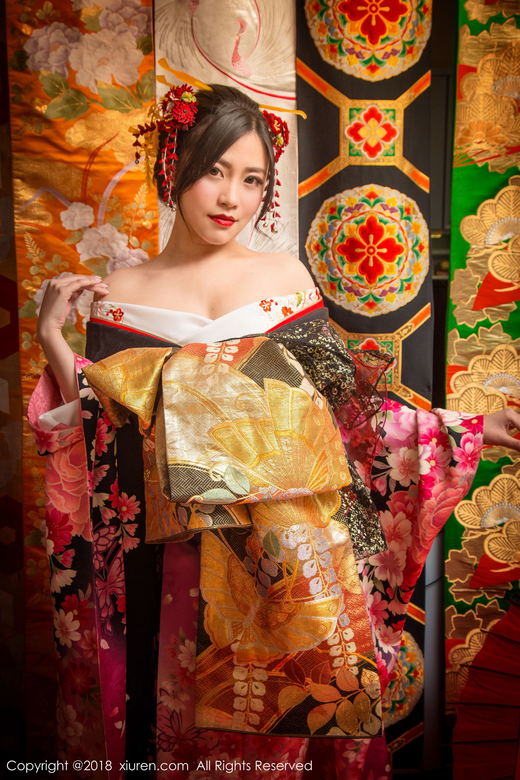 许诺Sabrina《花魁》 秀人 No.930第10张