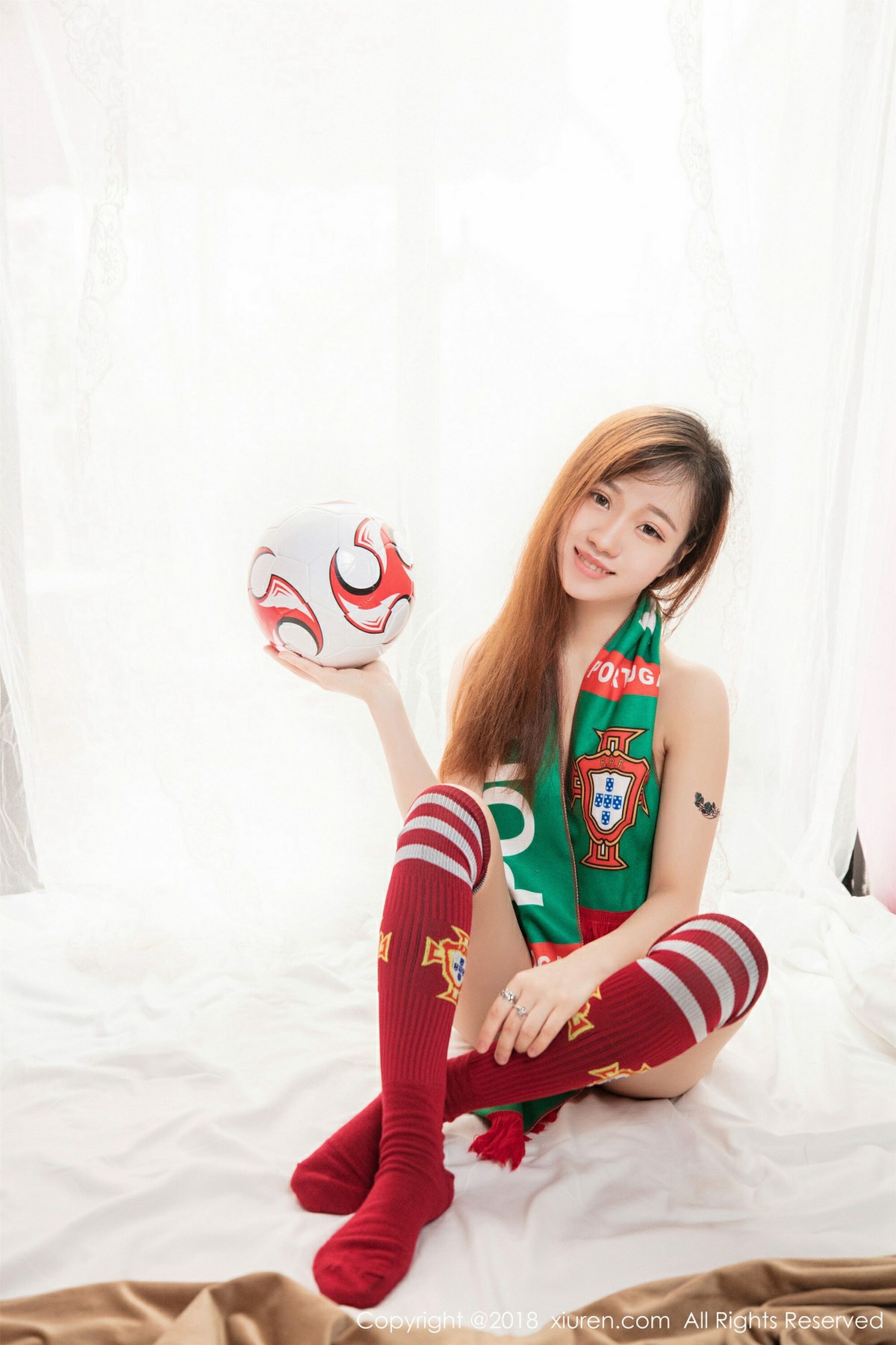 龙泽美曦《足球宝贝》 XiuRen 秀人网 No.1042第13张